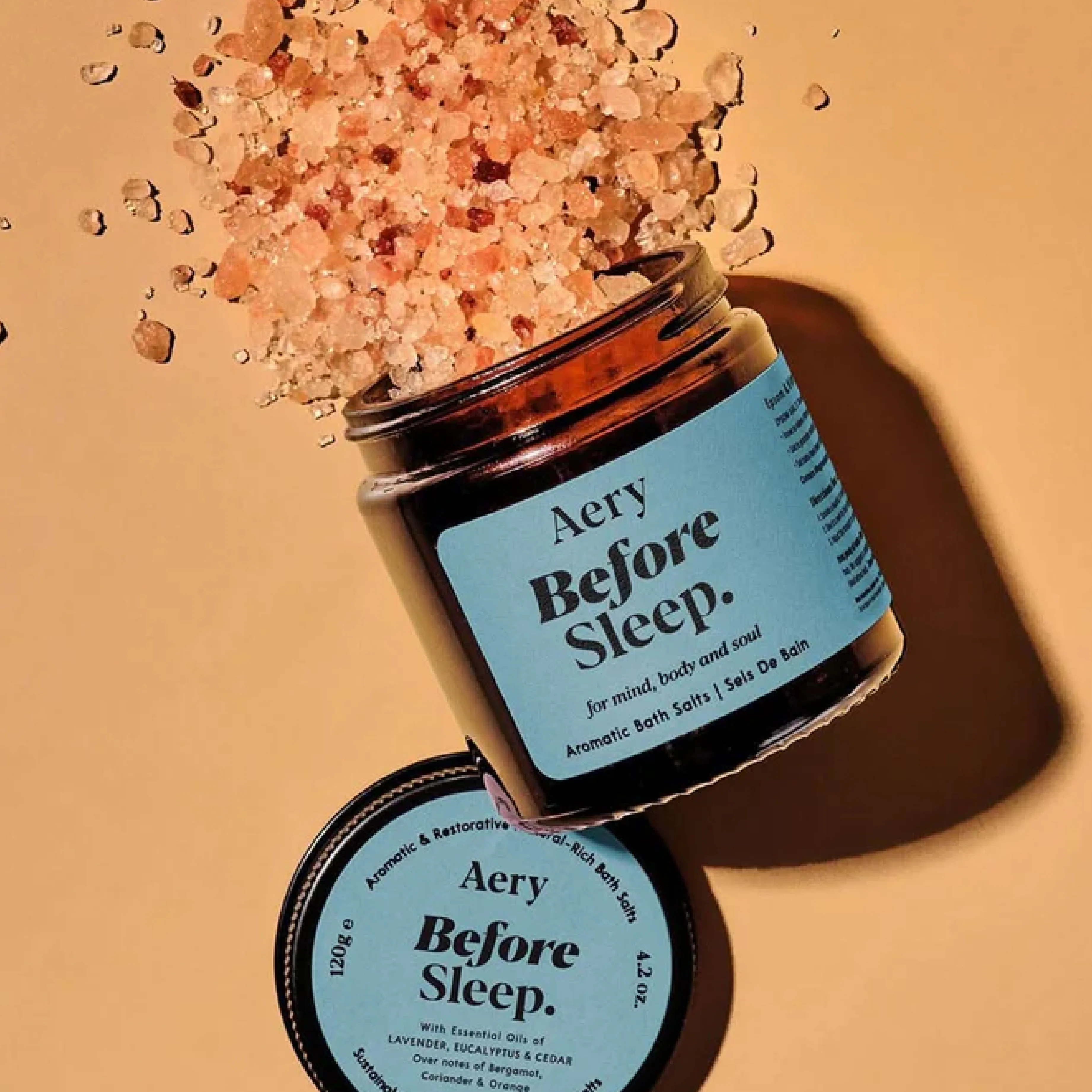 Before Sleep Mini Bath Salts | Lavender, Eucalyptus & Cedar | 120g - Image 2