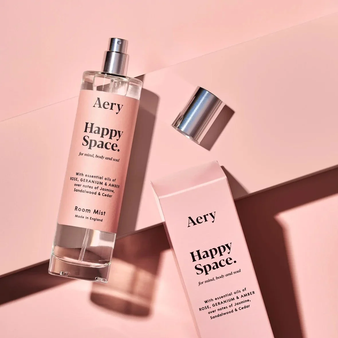 Happy Space Room Mist | Rose, Geranium & Amber | 100ml - Image 3