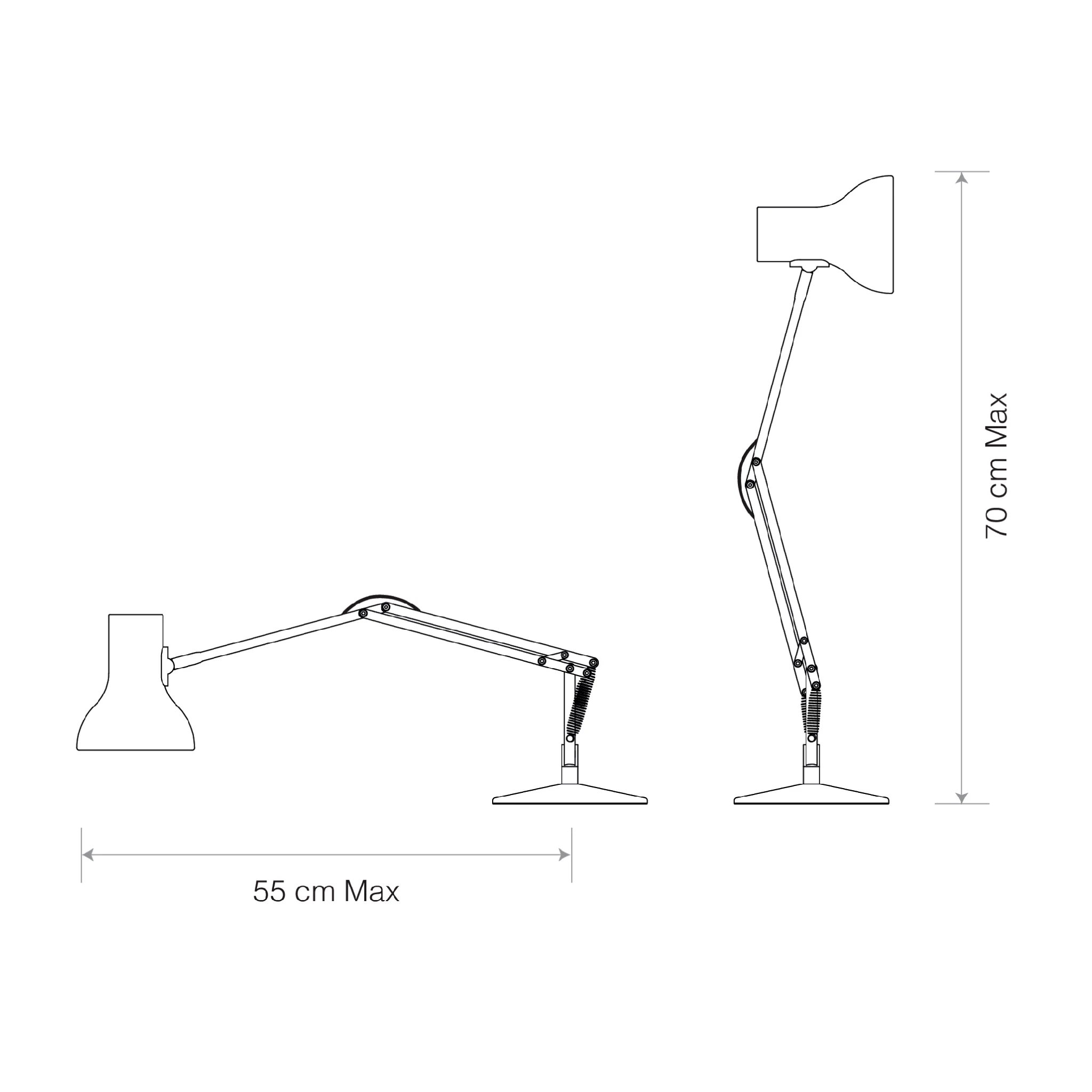 Type 75 Mini Desk Lamp | Alpine White - Image 5