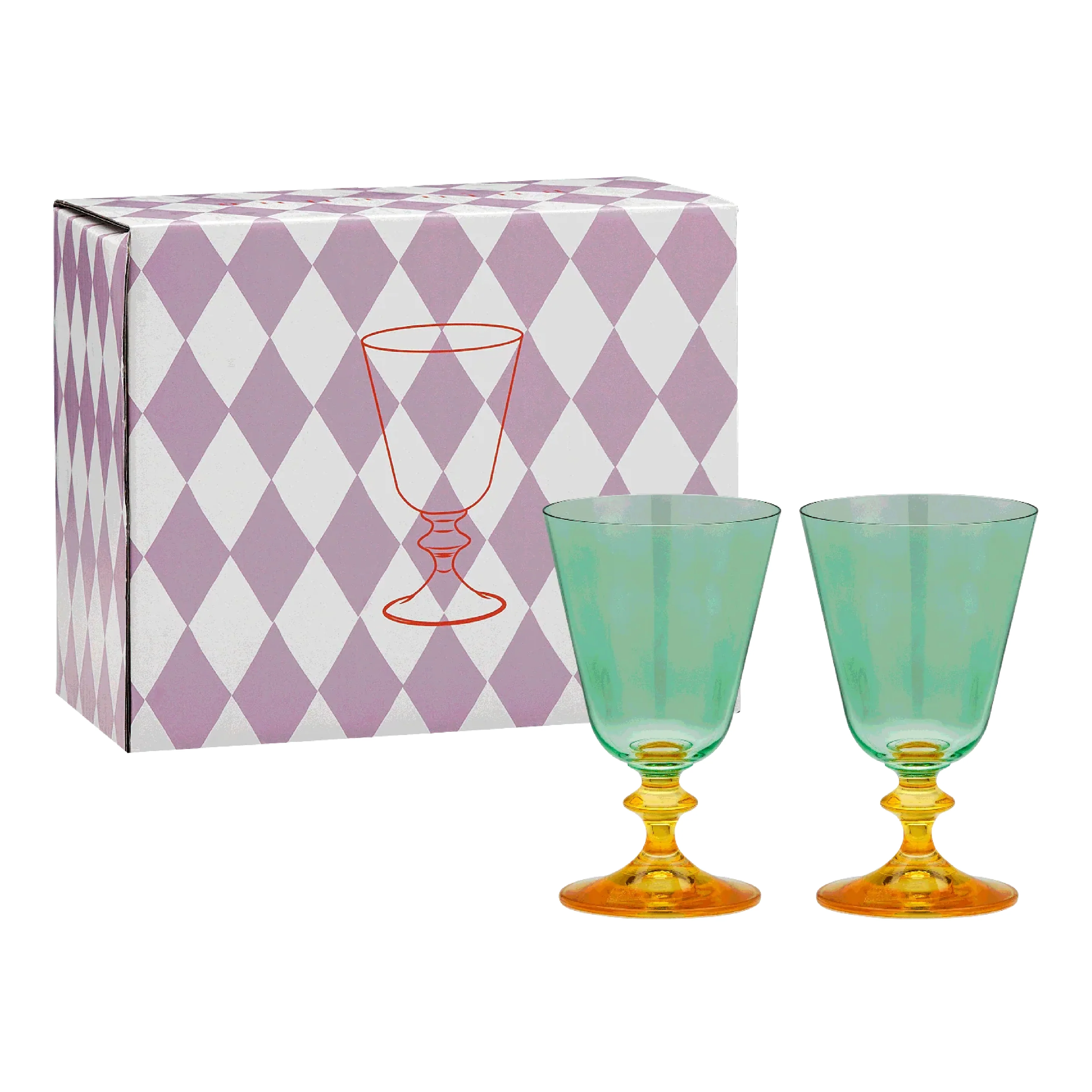 Arancia Short Wine Glasses | 15cm | Set of 2 - Image 4