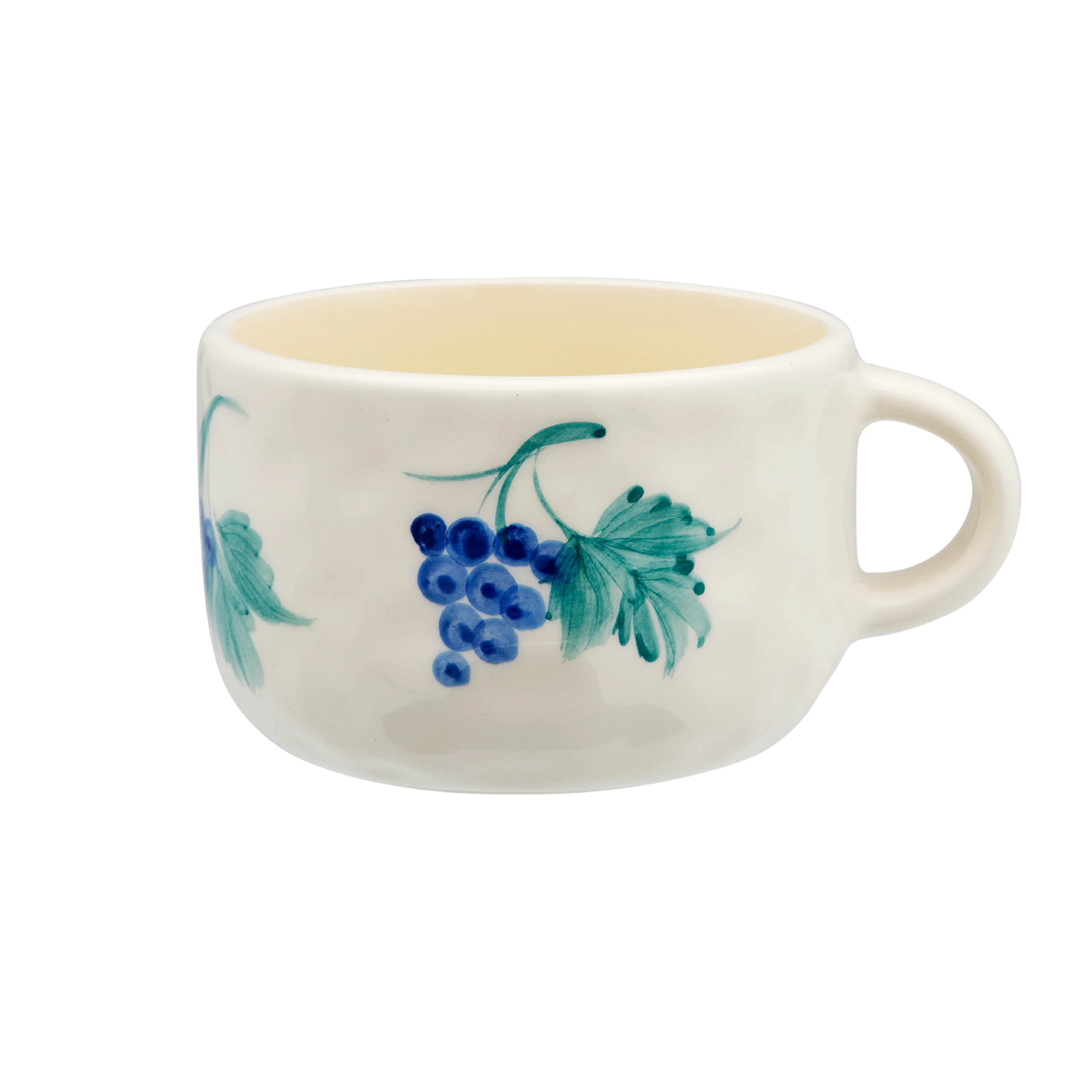 Ceramic Grapevine Cappuccino Mug | 11cm