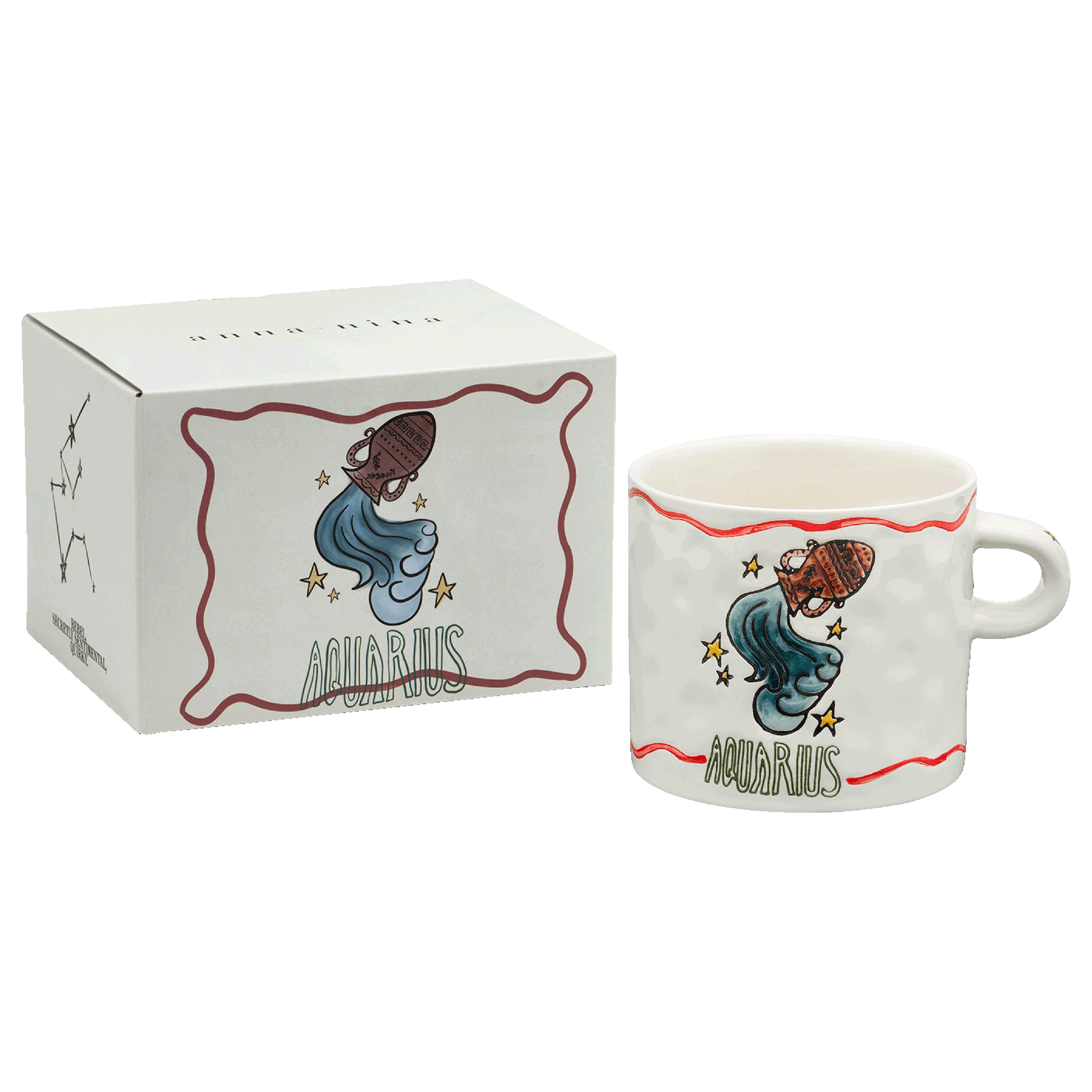 Ceramic Horoscope Mug | Aquarius