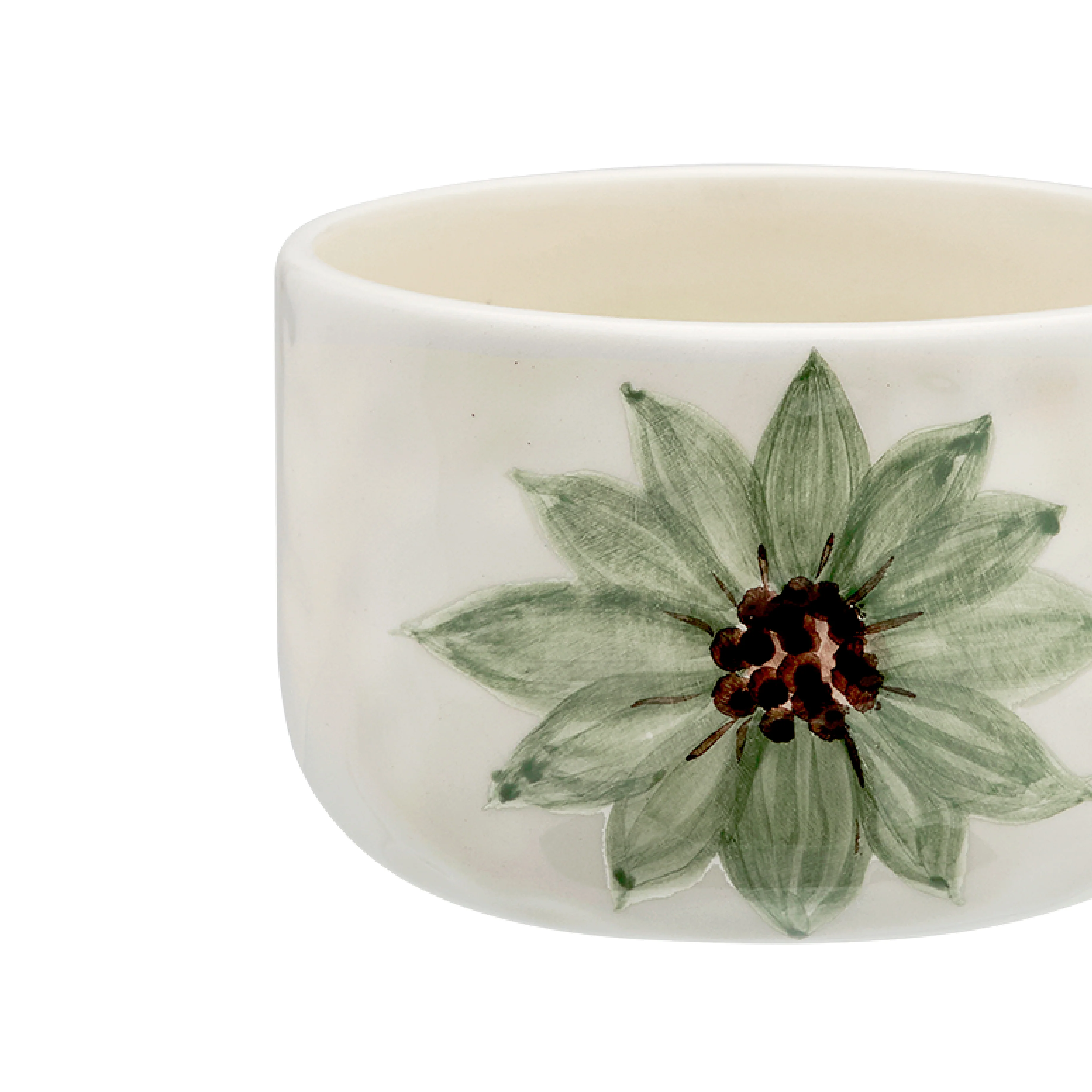 Ceramic Lily Cappuccino Mug | 11cm - Image 3