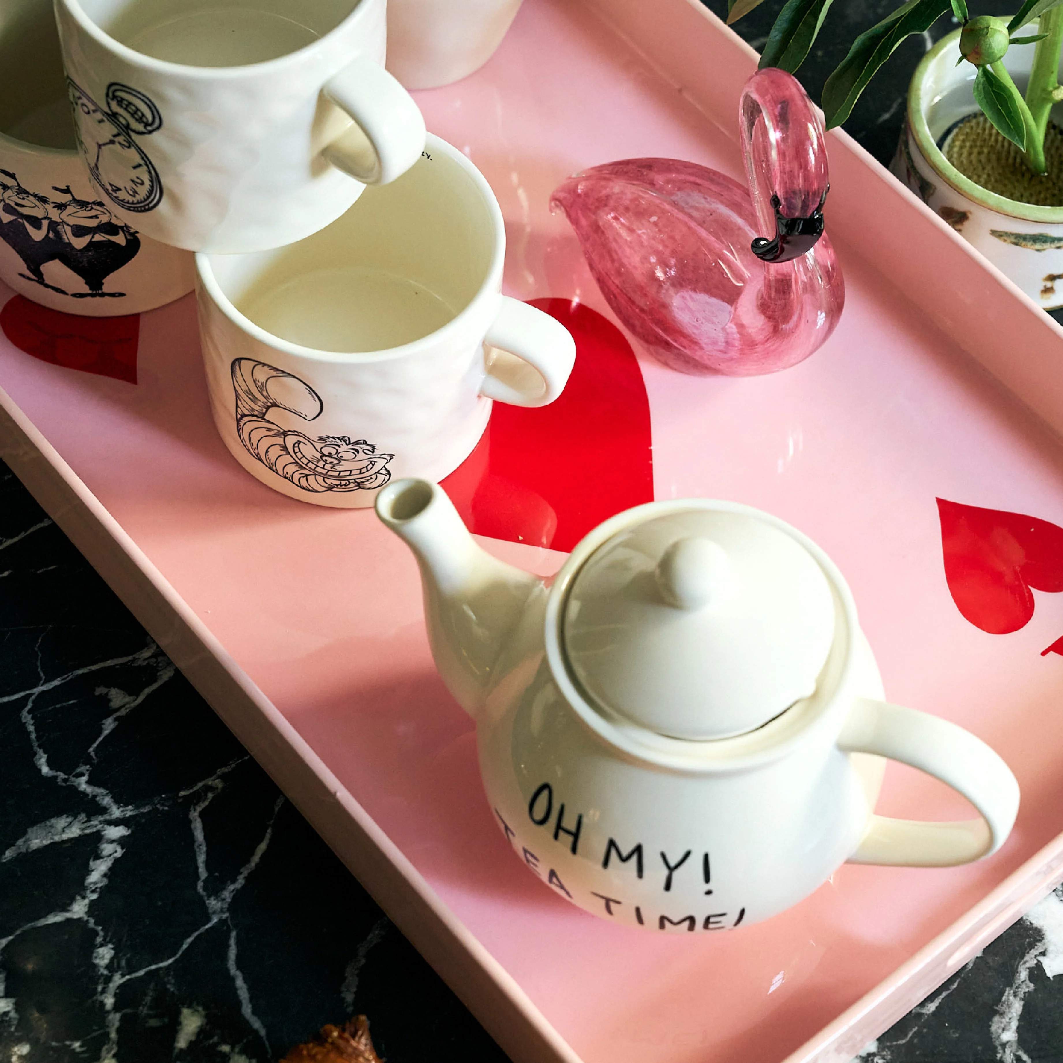 Ceramic 'Oh My! Tea Time' Teapot | Alice in Wonderland Collection | 500ml - Image 4