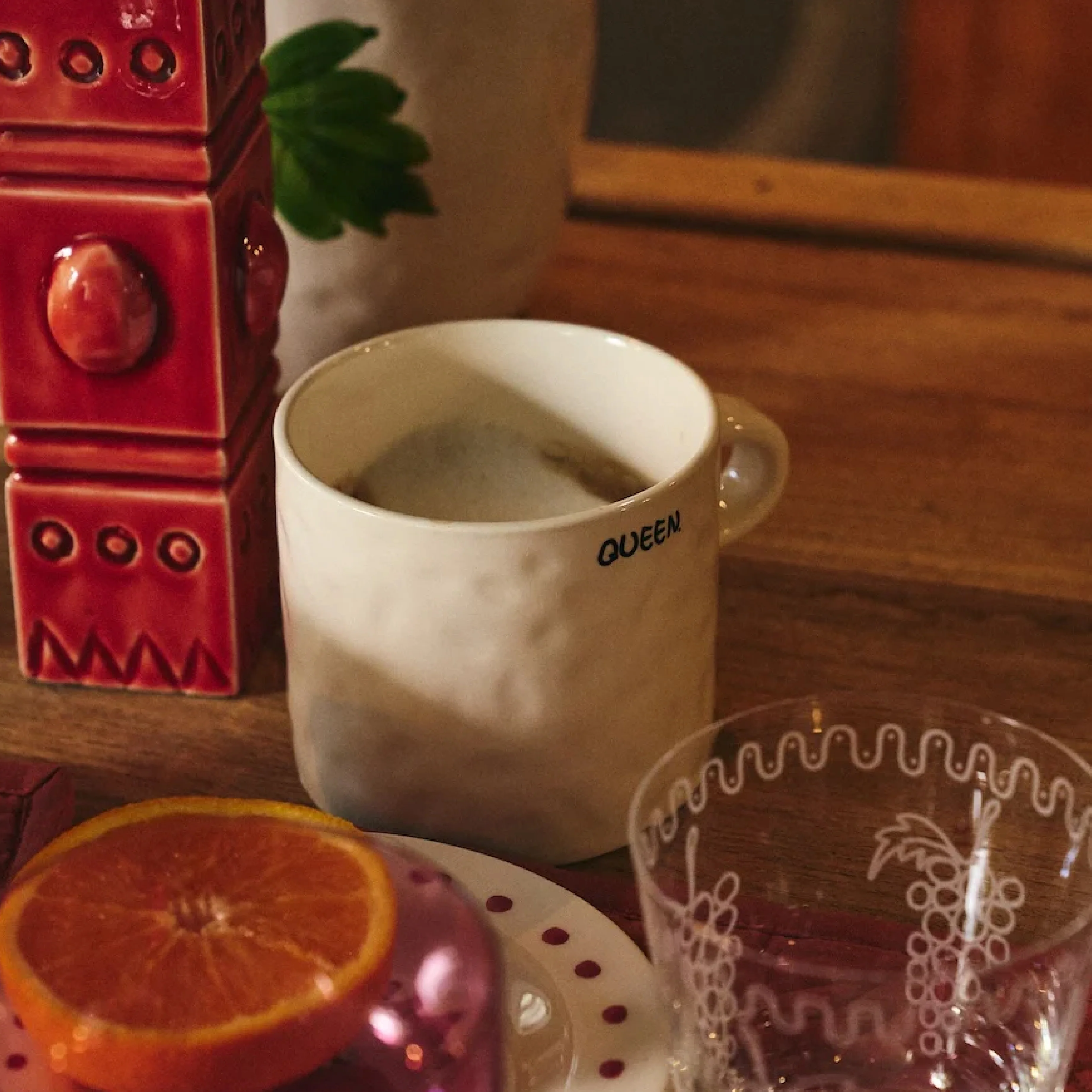 Ceramic 'Queen' Mug | 10cm - Image 2
