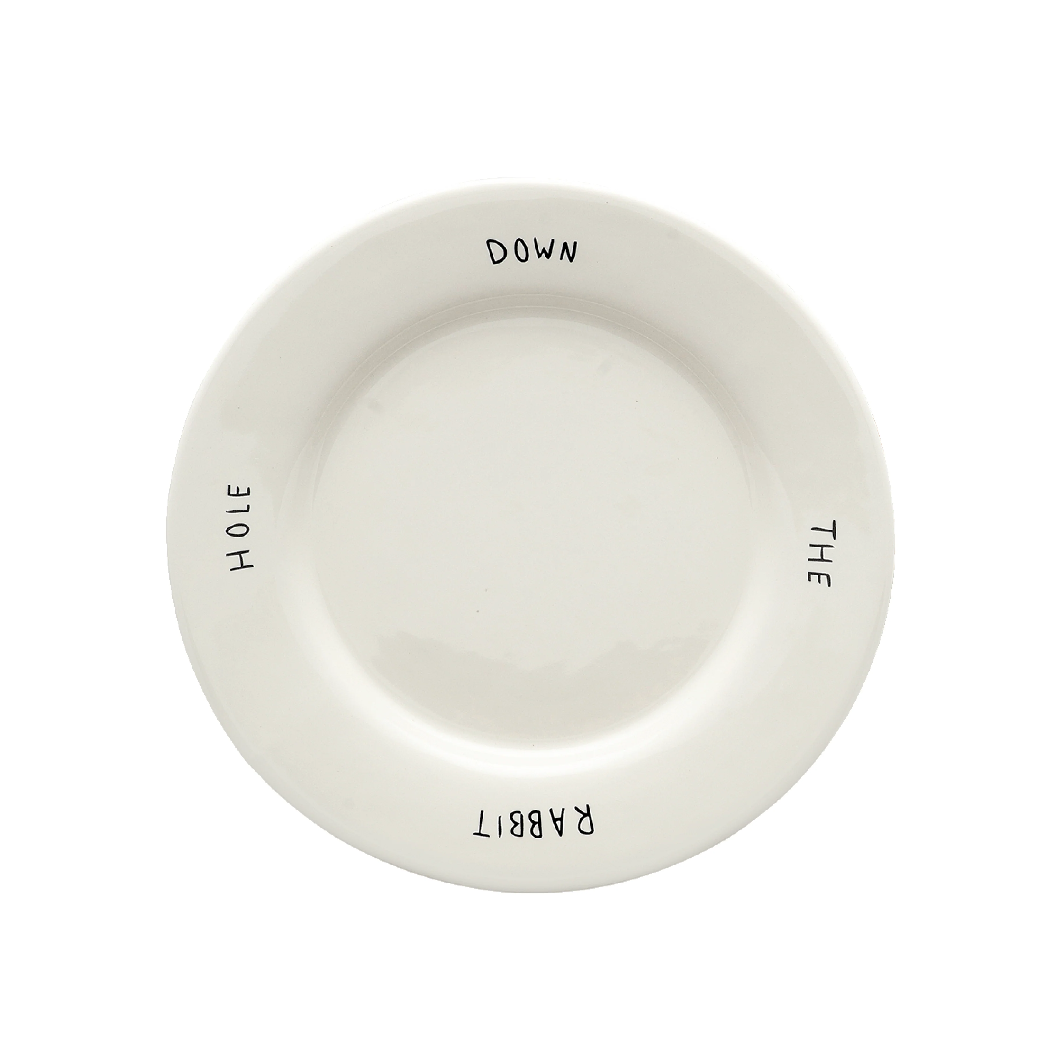 Down the Rabbit Hole Breakfast Plate | Alice in Wonderland Collection | 23cm