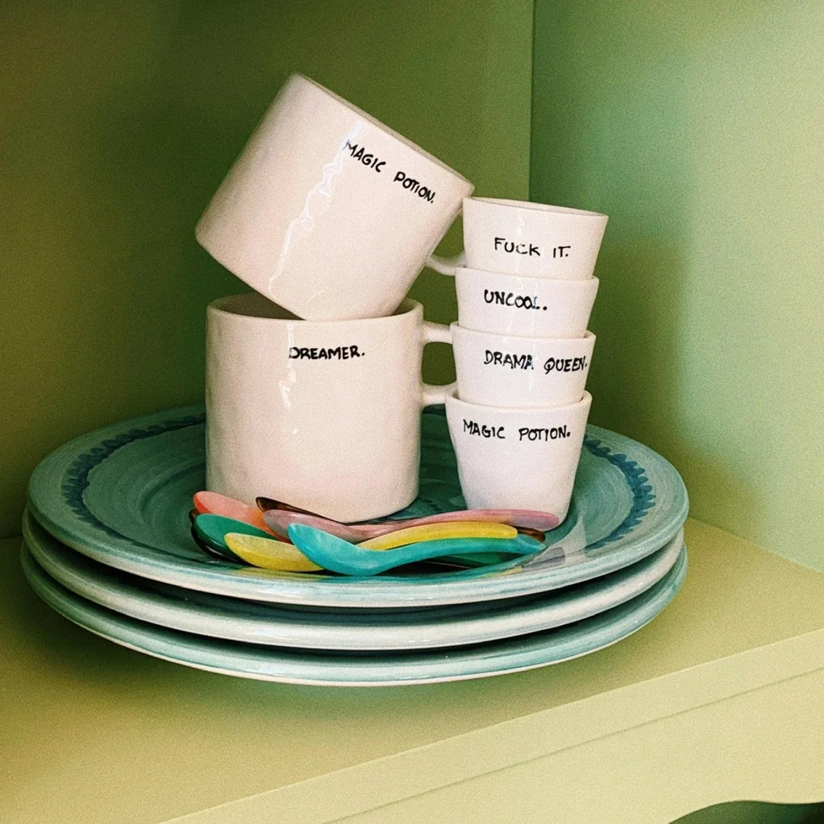 'Dreamer' Ceramic Mug | White - Image 2
