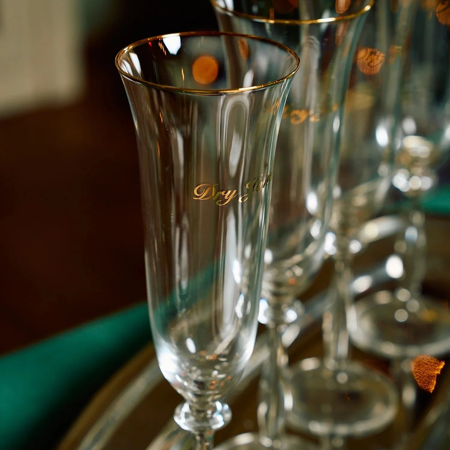 'Dry January' Champagne Flutes | Set of 2 - Image 2