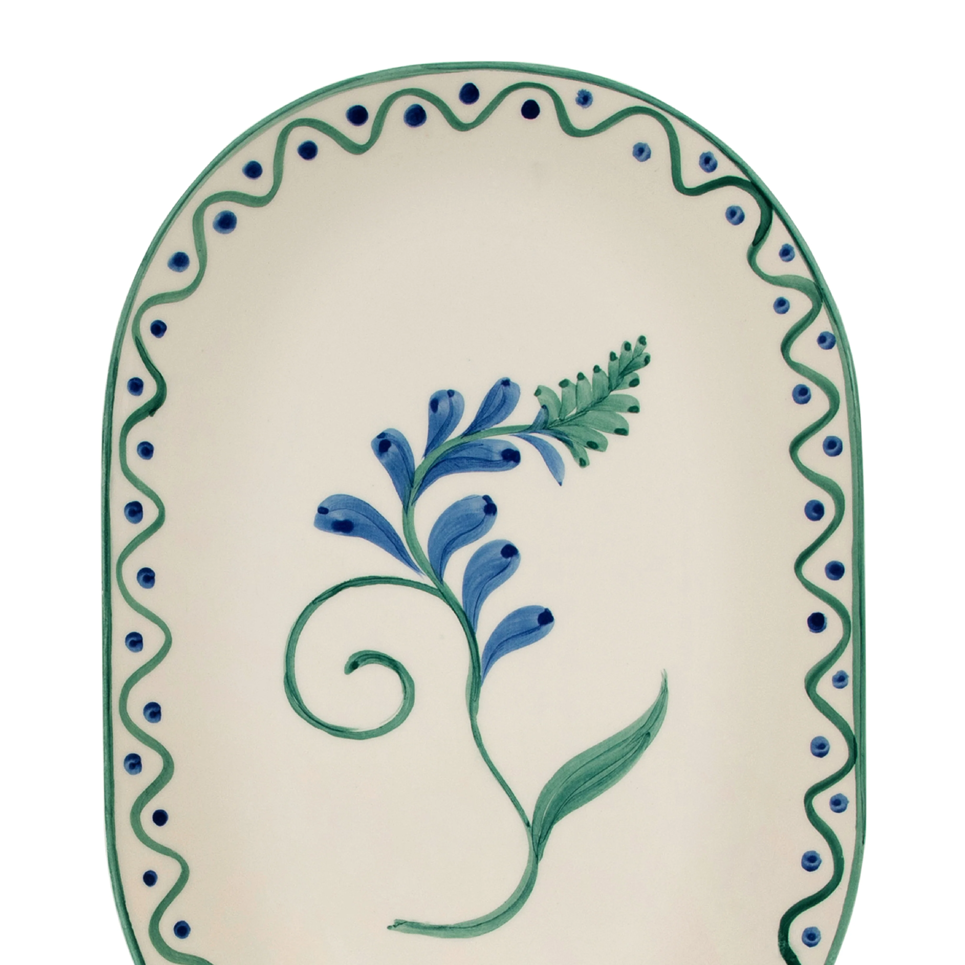 Indigo Flora Serving Platter | 36cm - Image 4