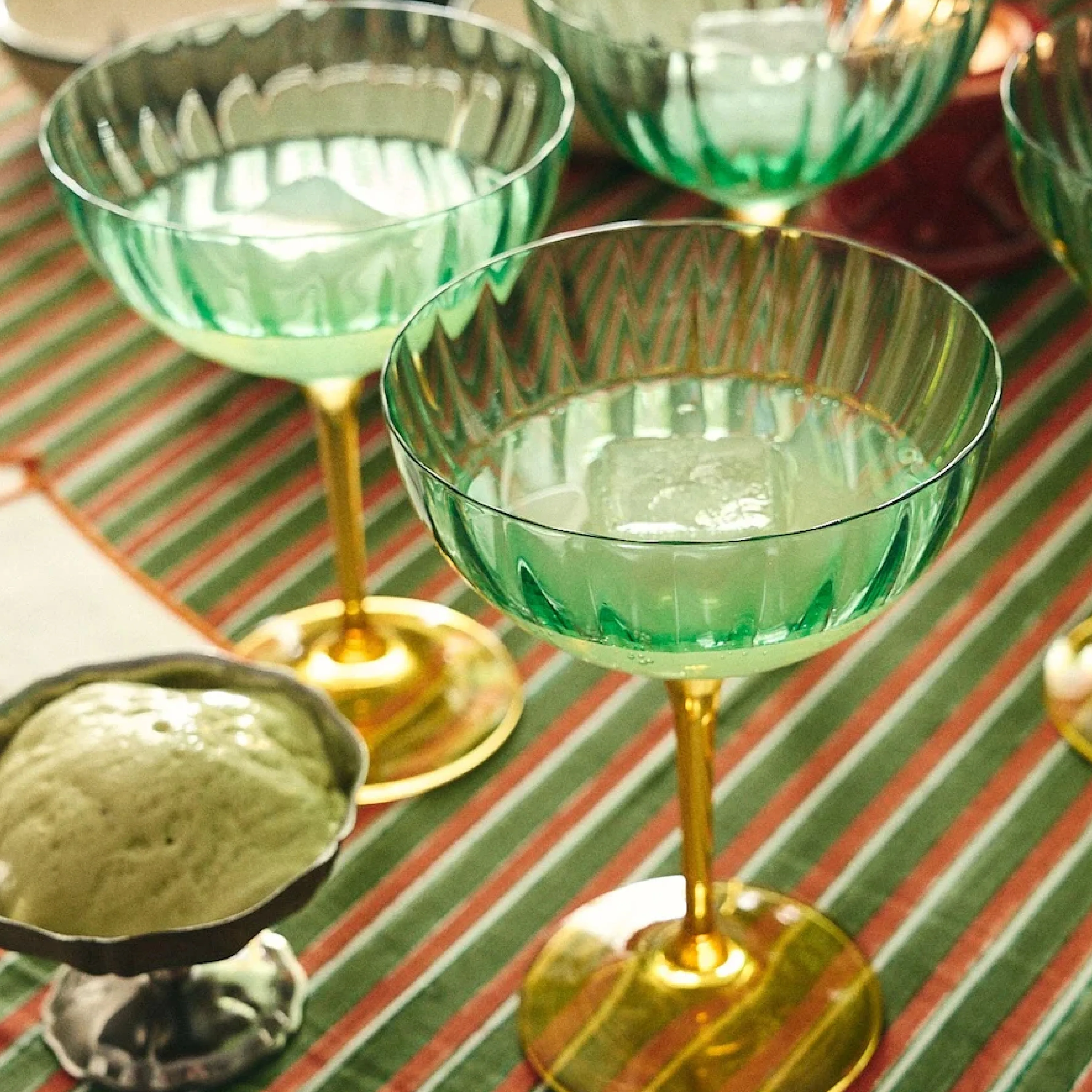 Jazzy Arancia Optic Champagne Glasses | 16cm | Set of 2 - Image 2