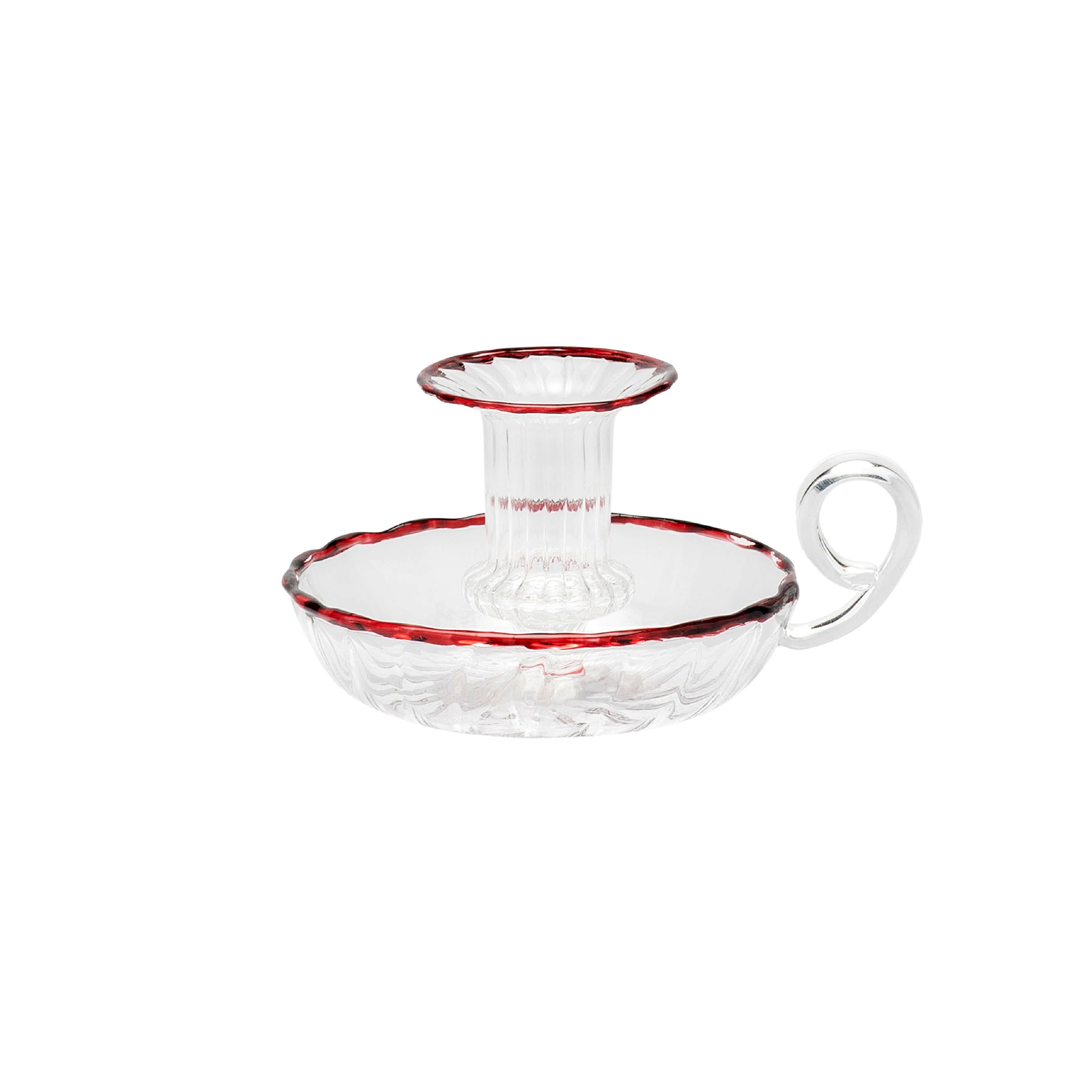 Last Christmas Maroon Candle Holder
