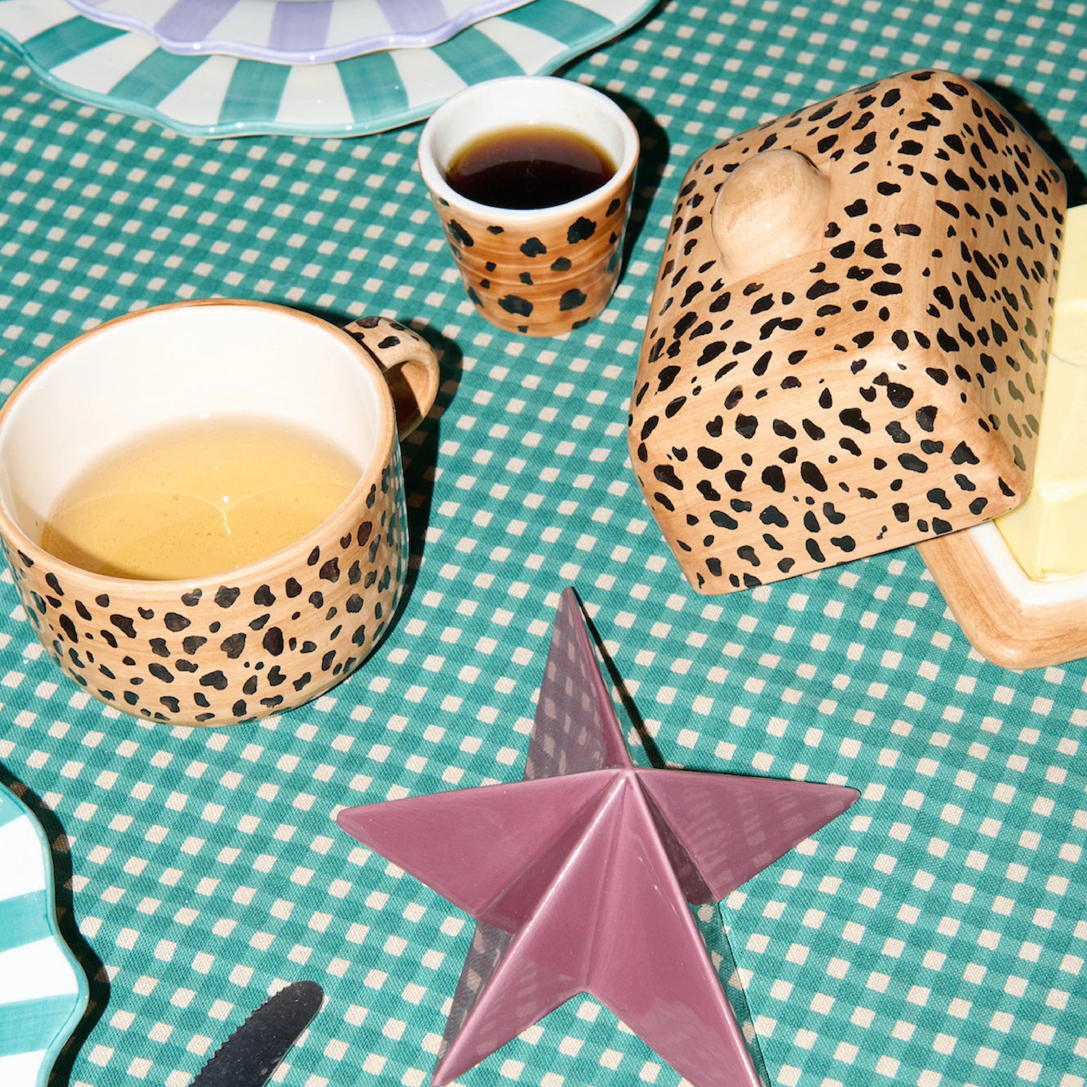 Leopard Print Butter Dish - Image 4