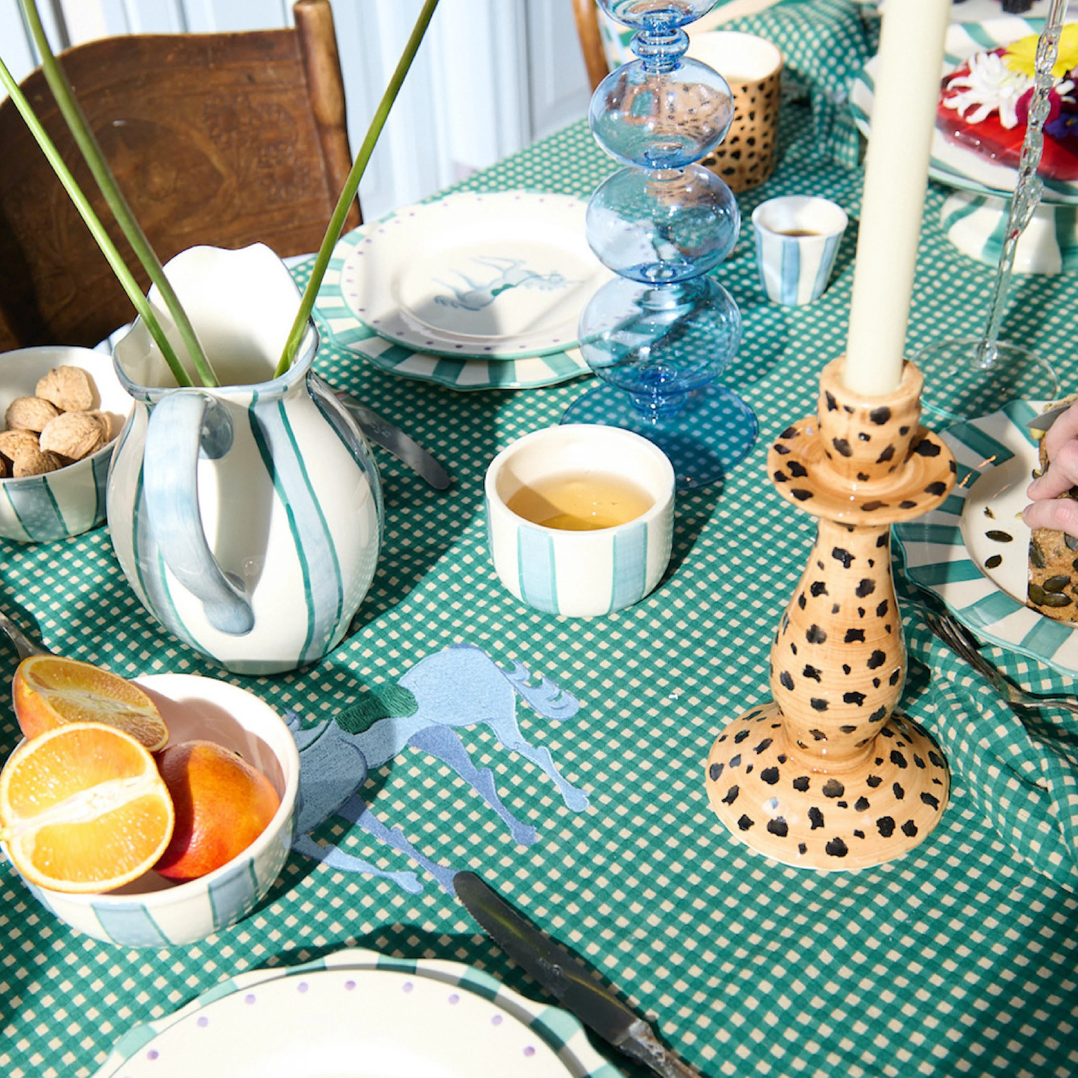 Leopard Print Candle Holder - Image 2
