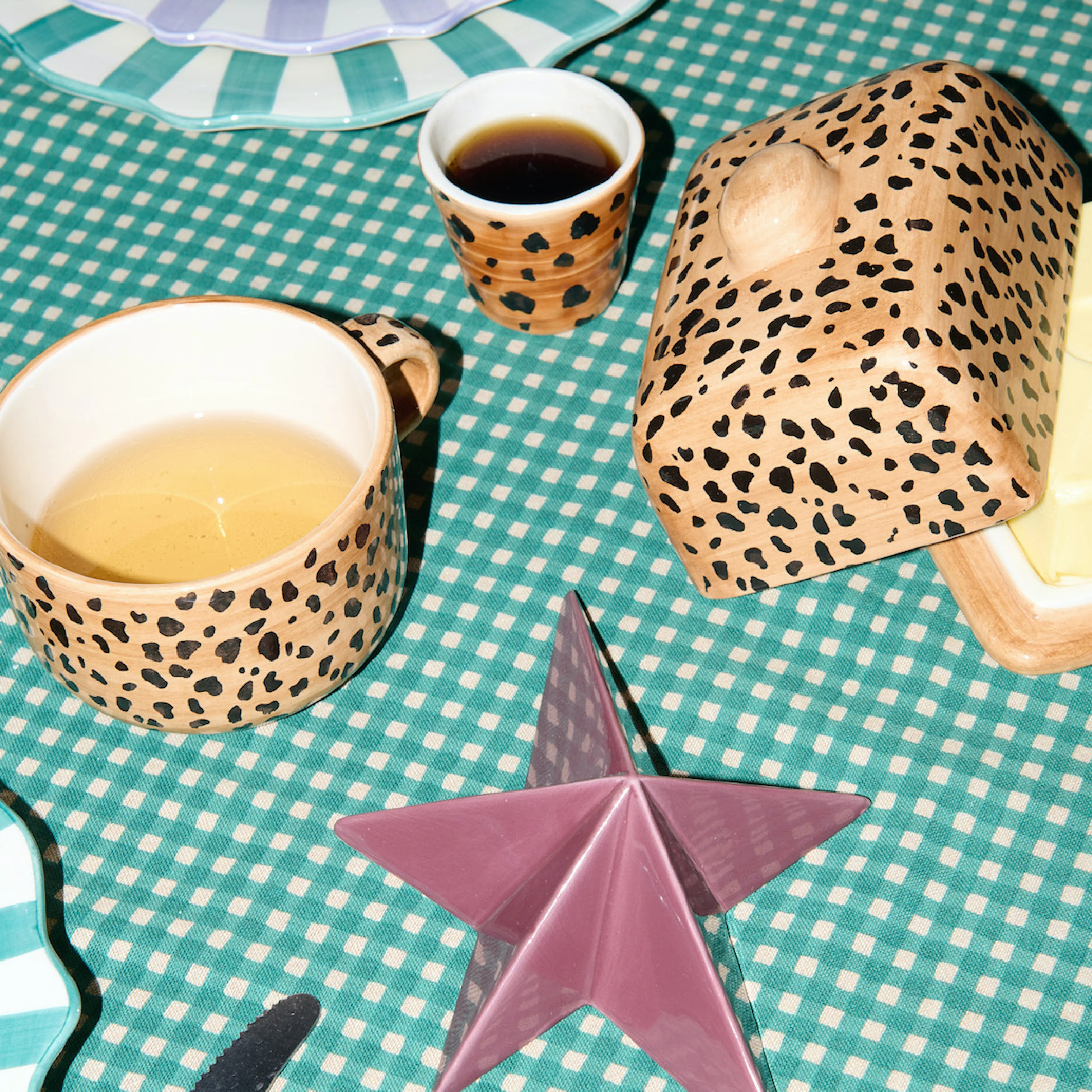 Leopard Print Cappuccino Mug - Image 2