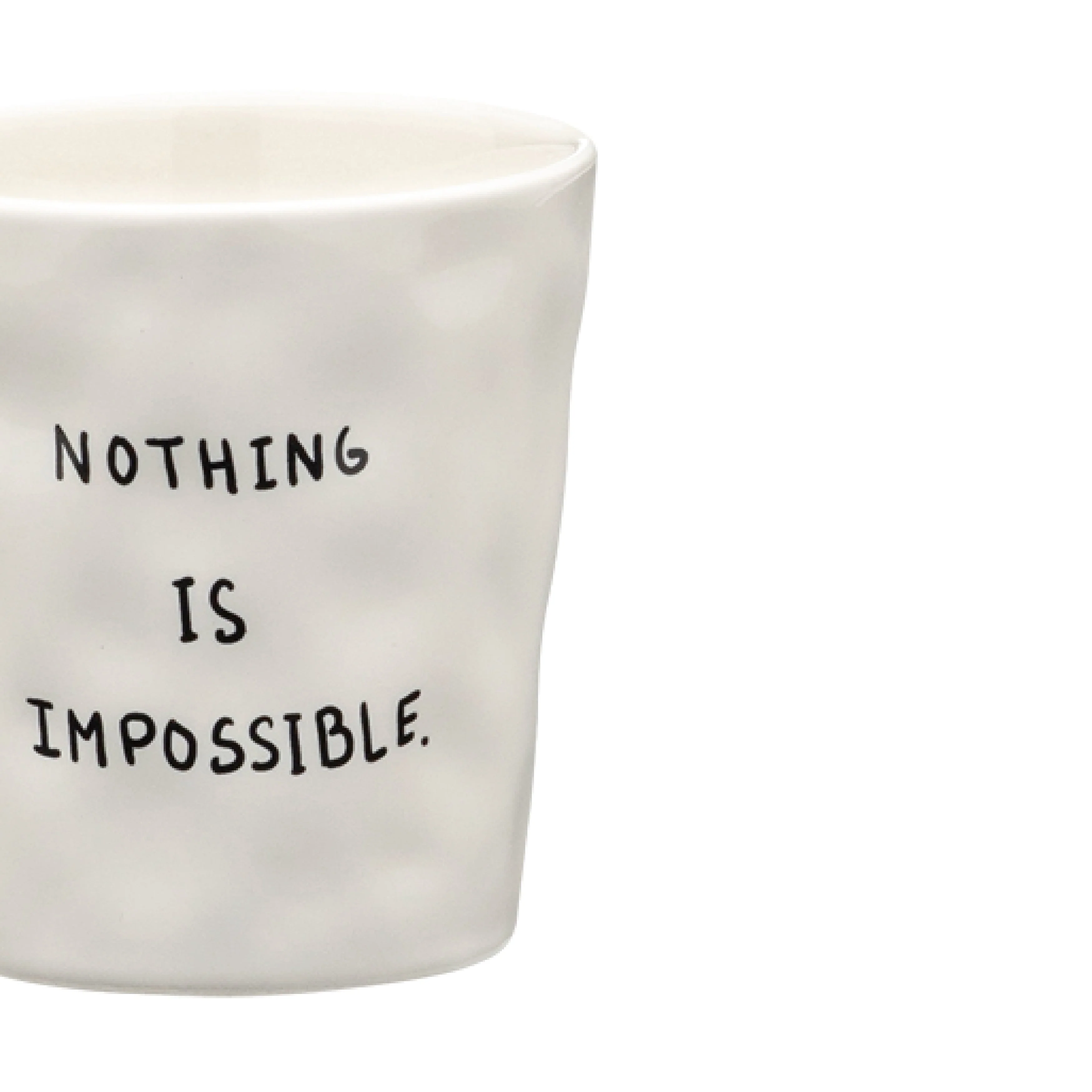 Ceramic 'Nothing Is Impossible' Coffee Cup | Alice in Wonderland Collection - Image 2