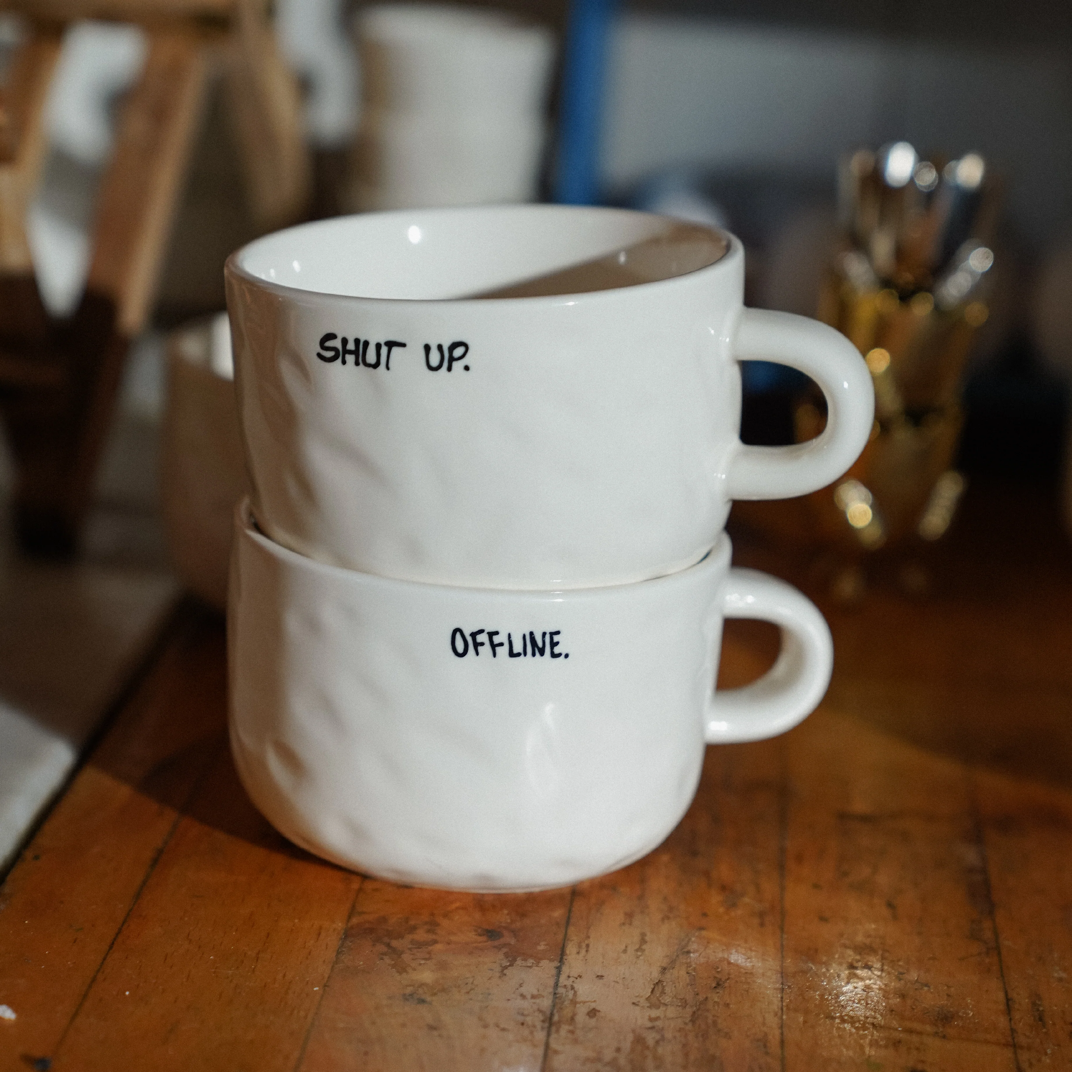 'Offline' Cappuccino Mug - Image 2