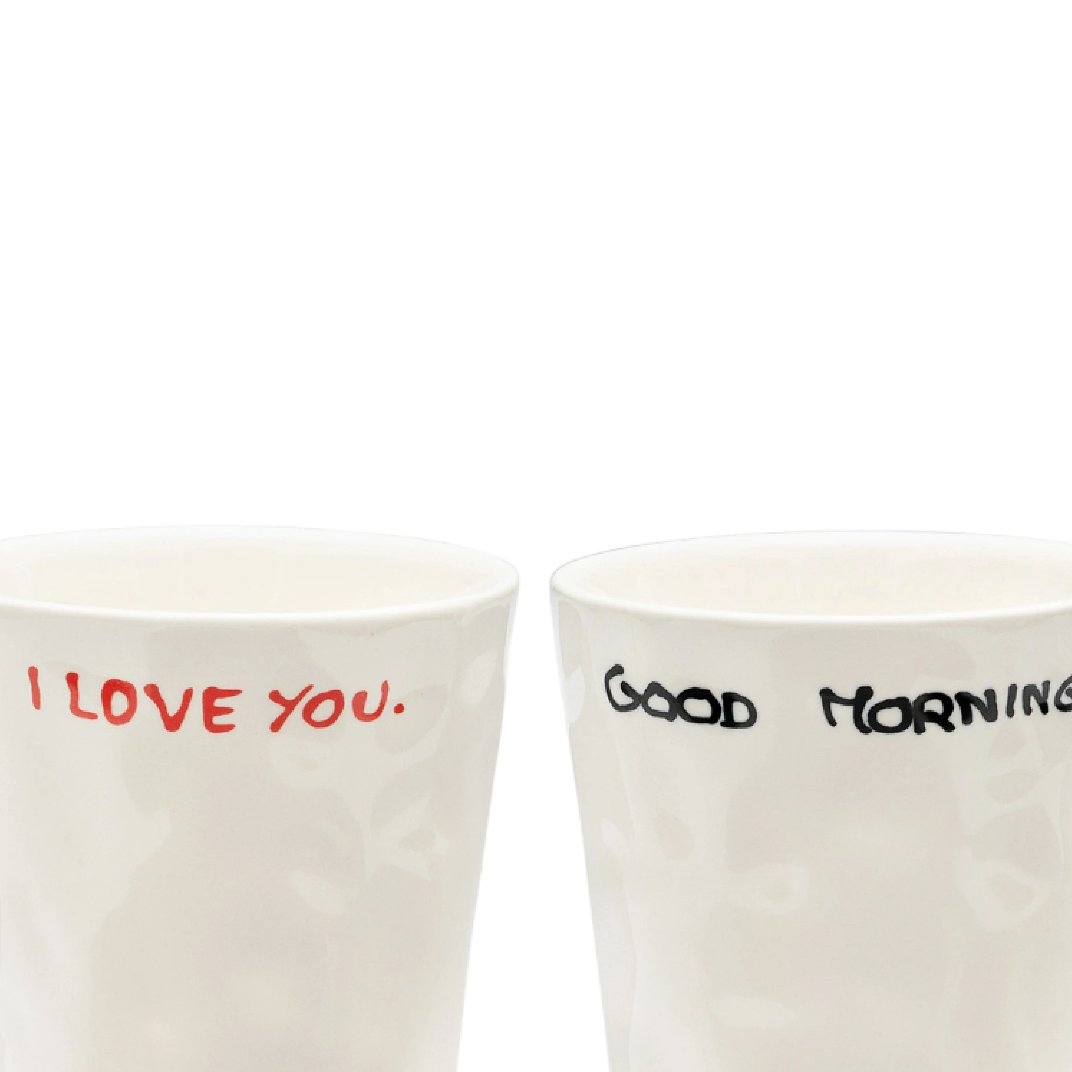 'Perfect Morning' Ceramic Coffee Cups | Set of 2 - Image 2