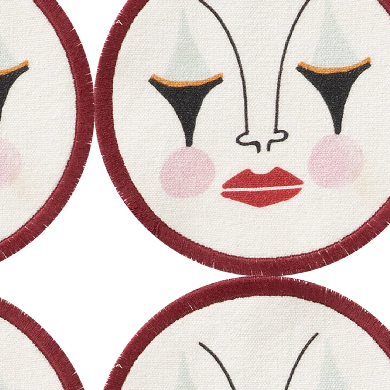 Pierrot Coasters | Set of 4 - Image 3