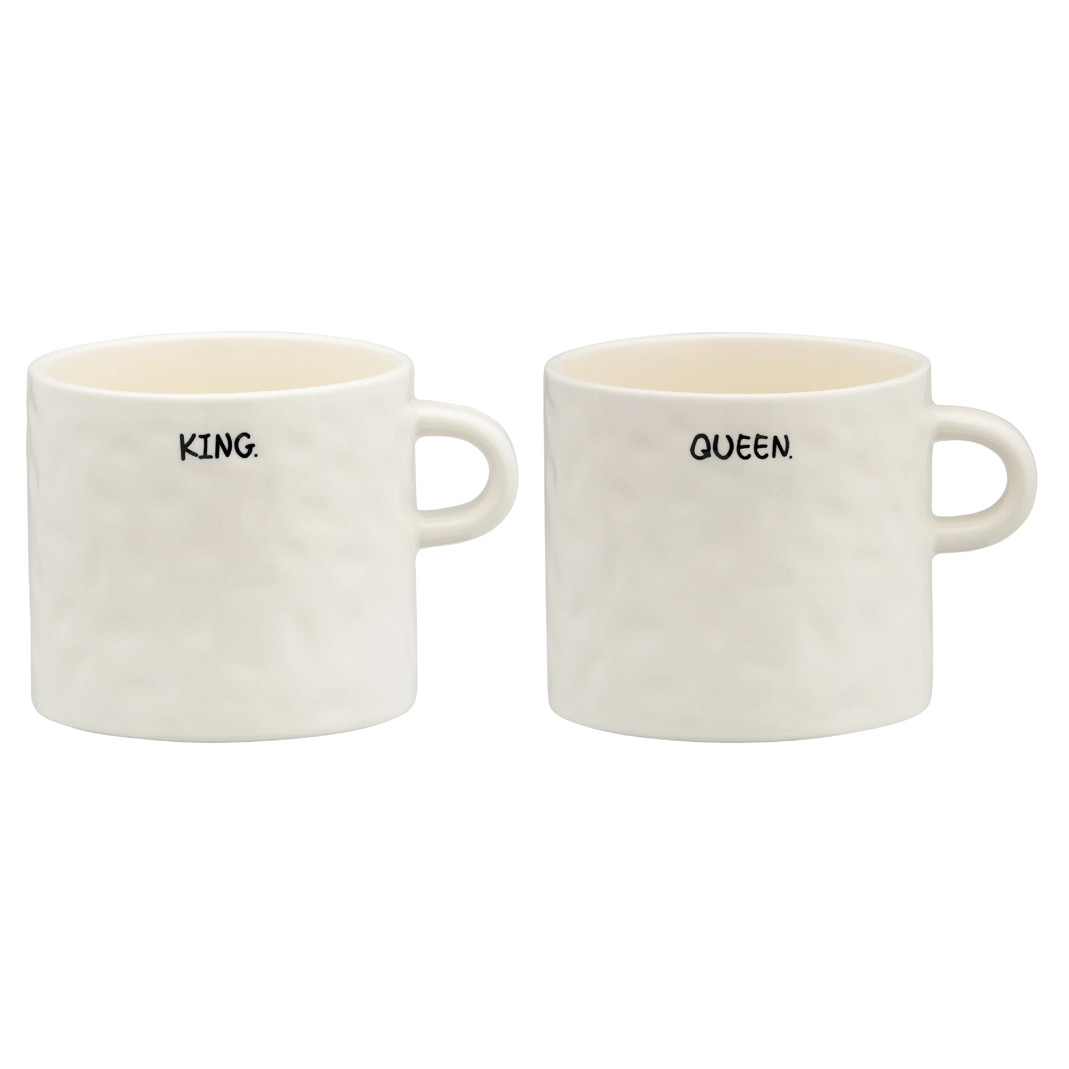 Royal Mugs | 'King' & 'Queen' | Set of 2