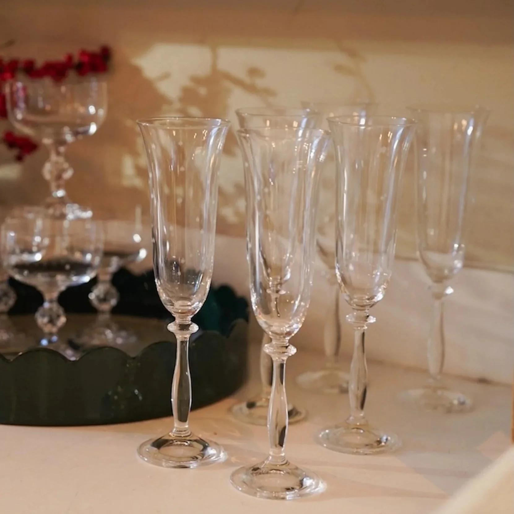 Starry Eve Champagne Flutes | Set of 2 - Image 2
