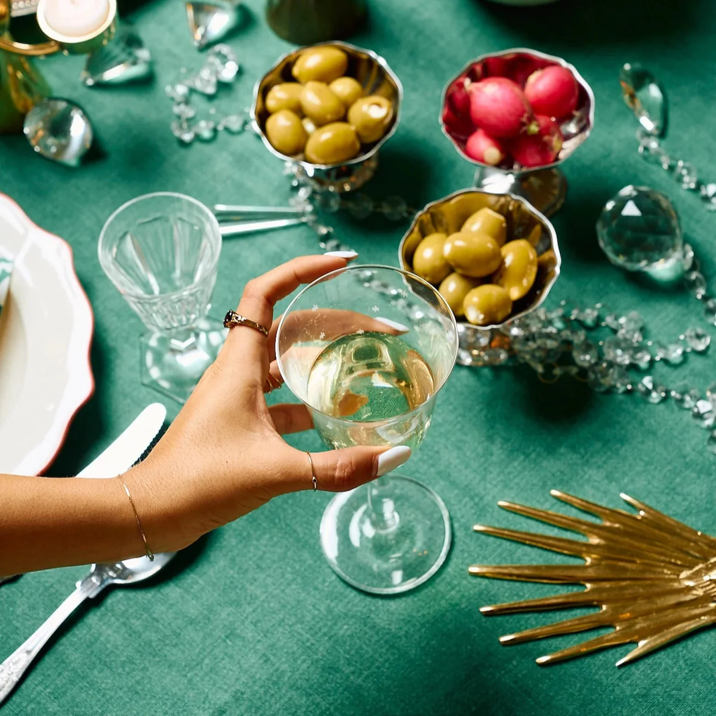 Starry Eve Wine Glasses | Set of 4 - Image 2