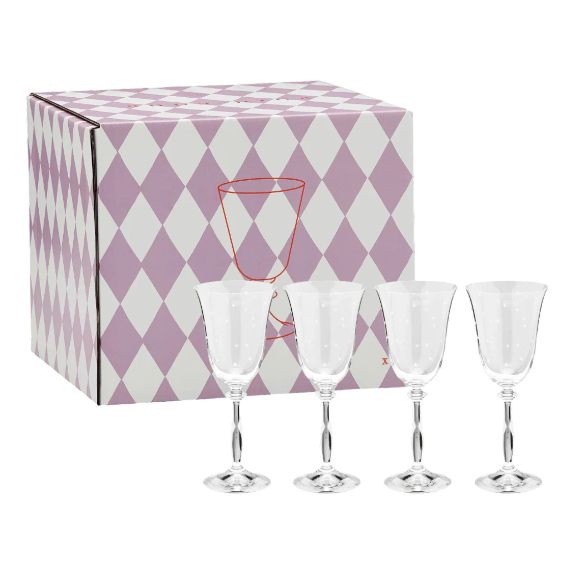 Starry Eve Wine Glasses | Set of 4 - Image 4