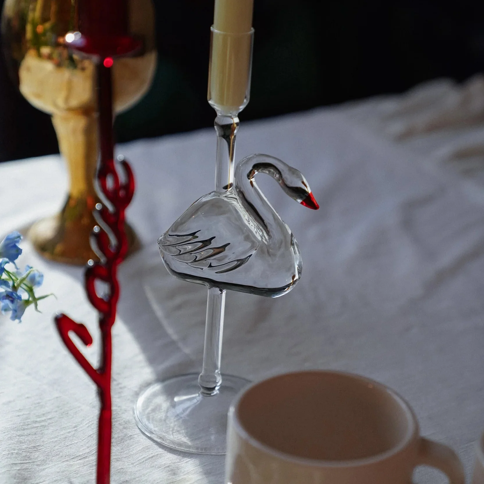 Swan Lake Candle Holder - Image 3