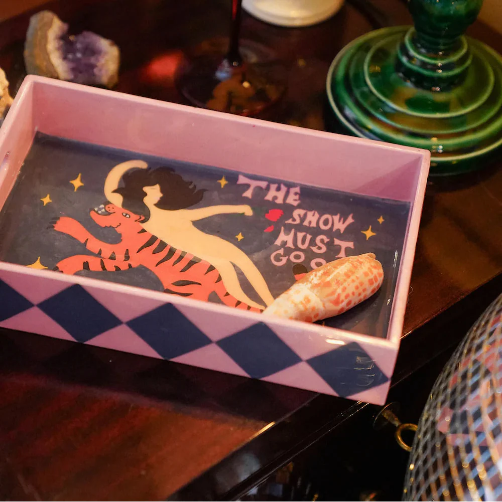'The Show Must Go On' Decorative Tray - Image 2