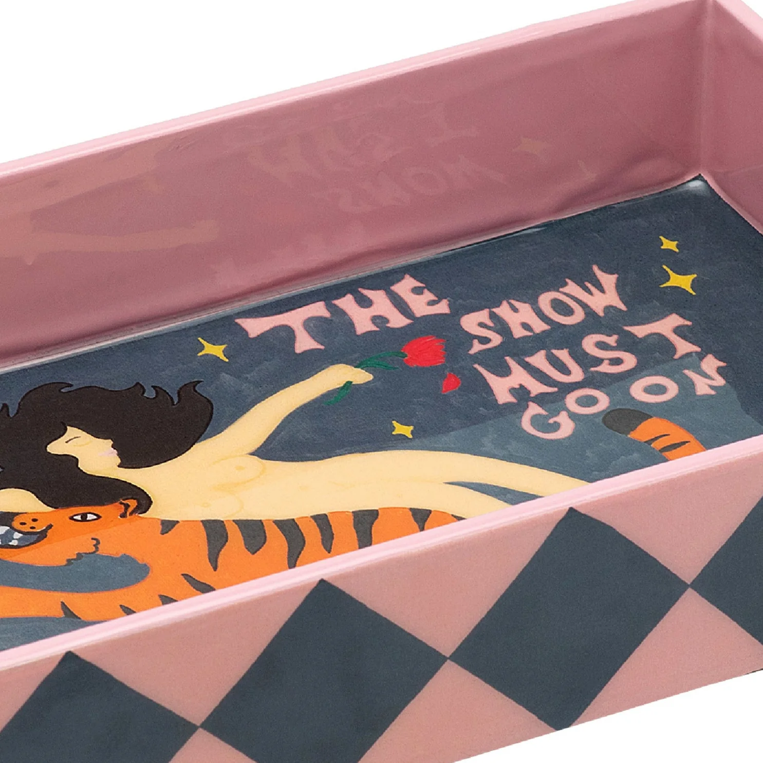 'The Show Must Go On' Decorative Tray - Image 3