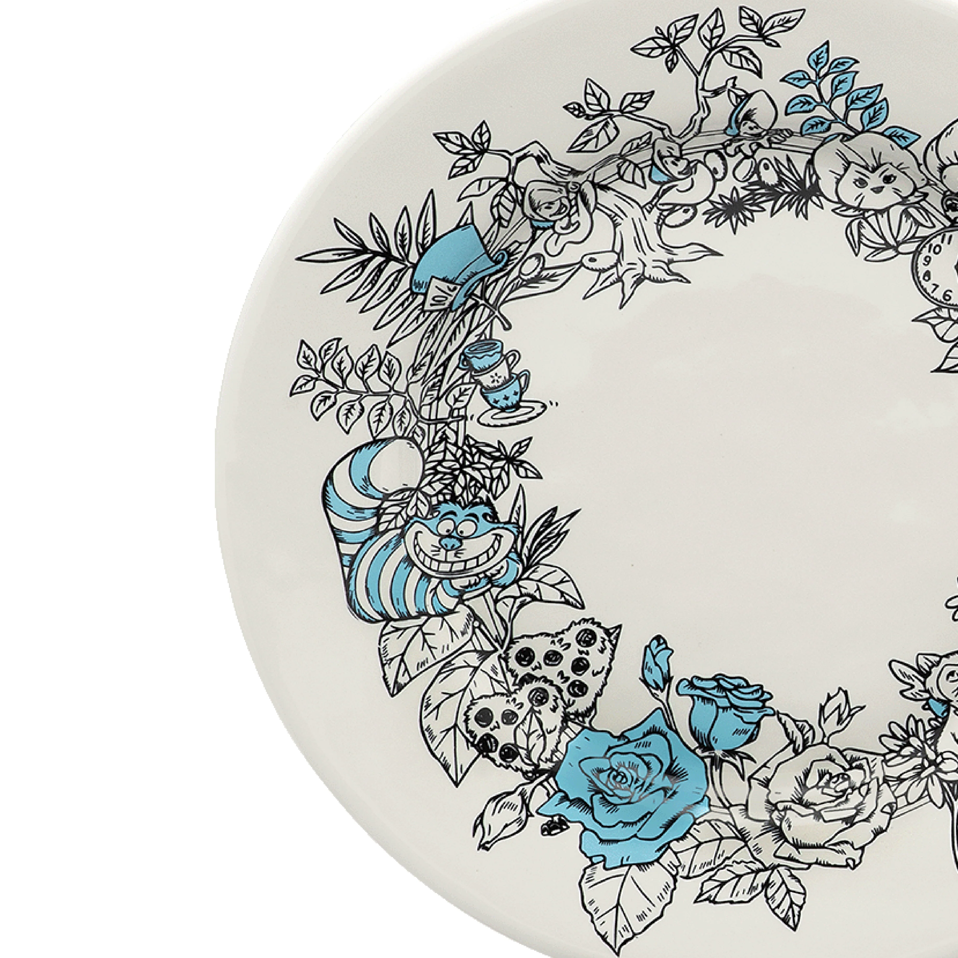 Wonderland Whimsy Breakfast Plate | Alice in Wonderland Collection | 23cm - Image 3