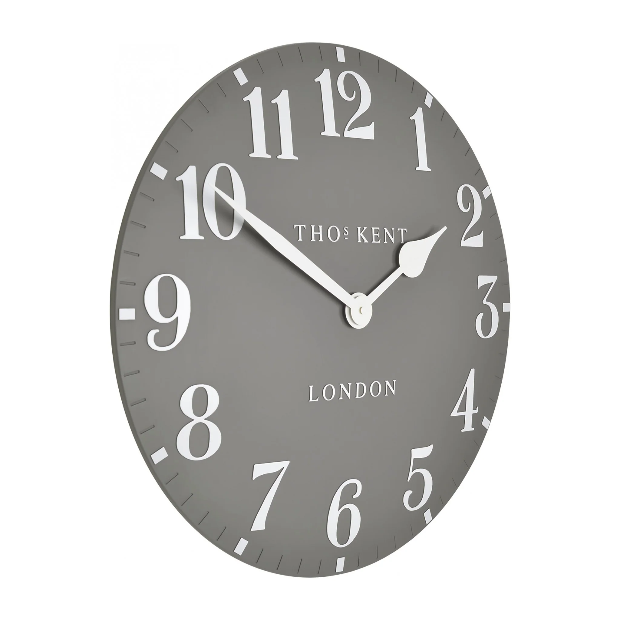 Arabic Wall Clock | Dolphin Grey | 20" - Image 3