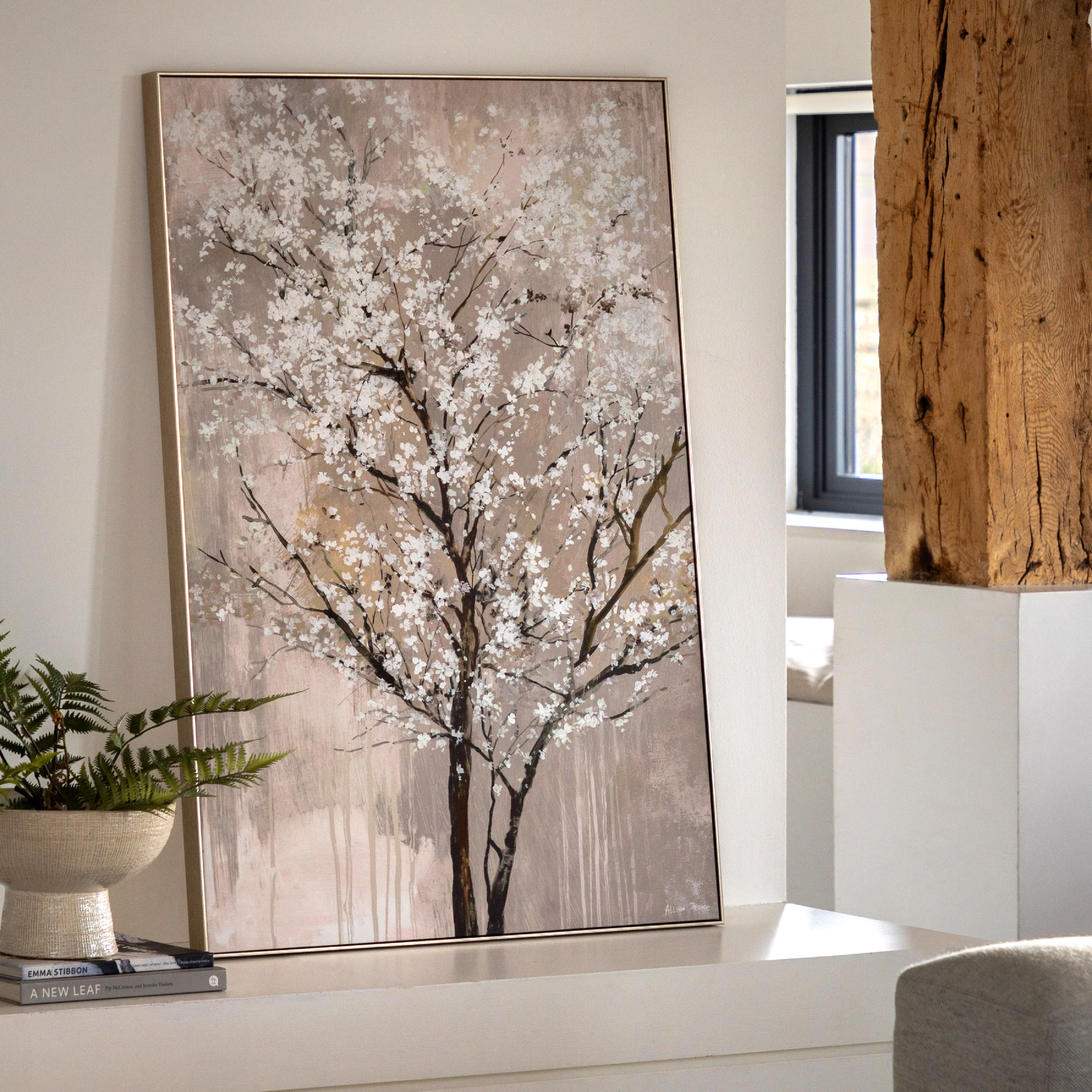 'Blossom Breeze' Framed Canvas | Allison Pearce | 122x80cm - Image 2