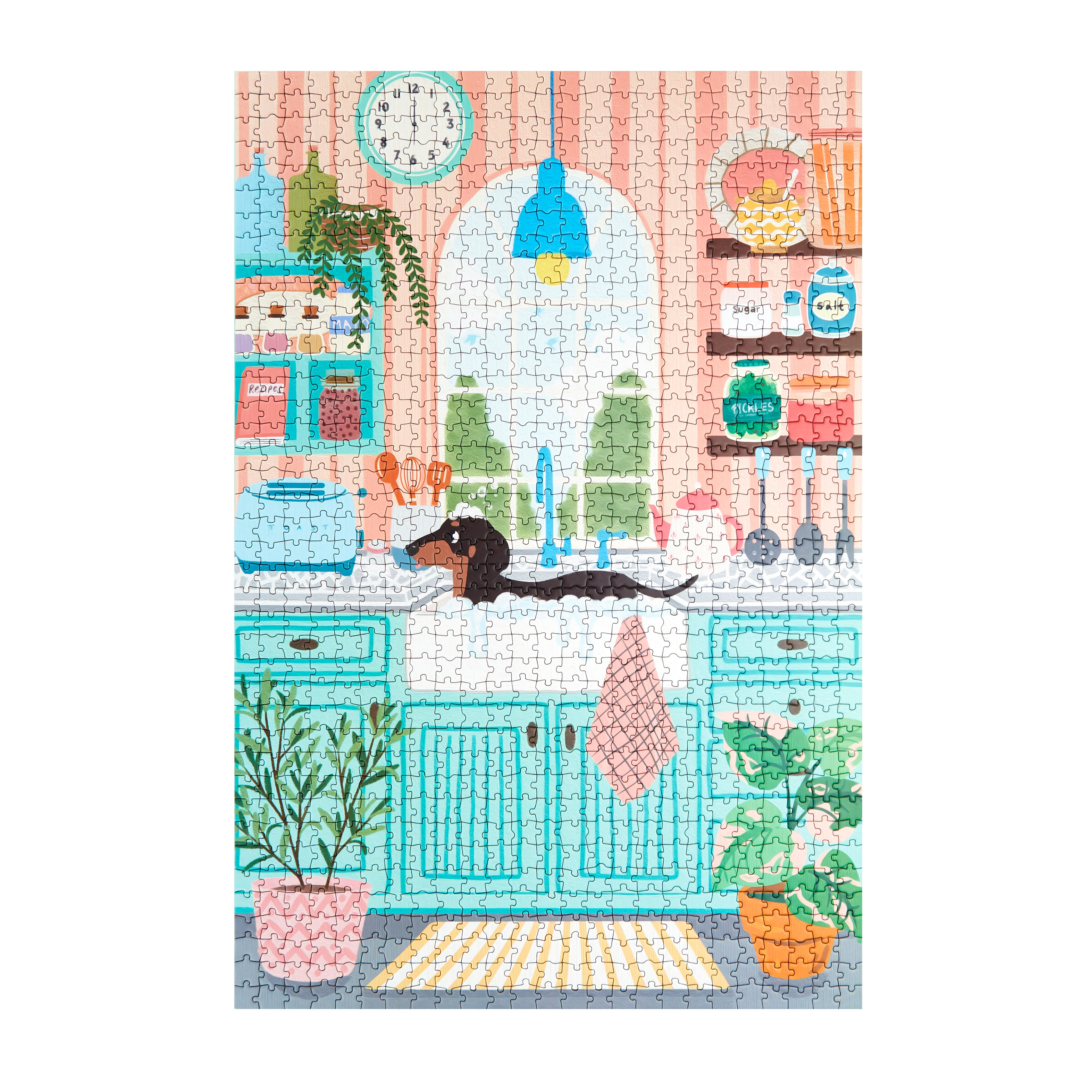 Art Jigsaw Puzzle | Dog Bubble Bath | 1000 Pieces - Image 3