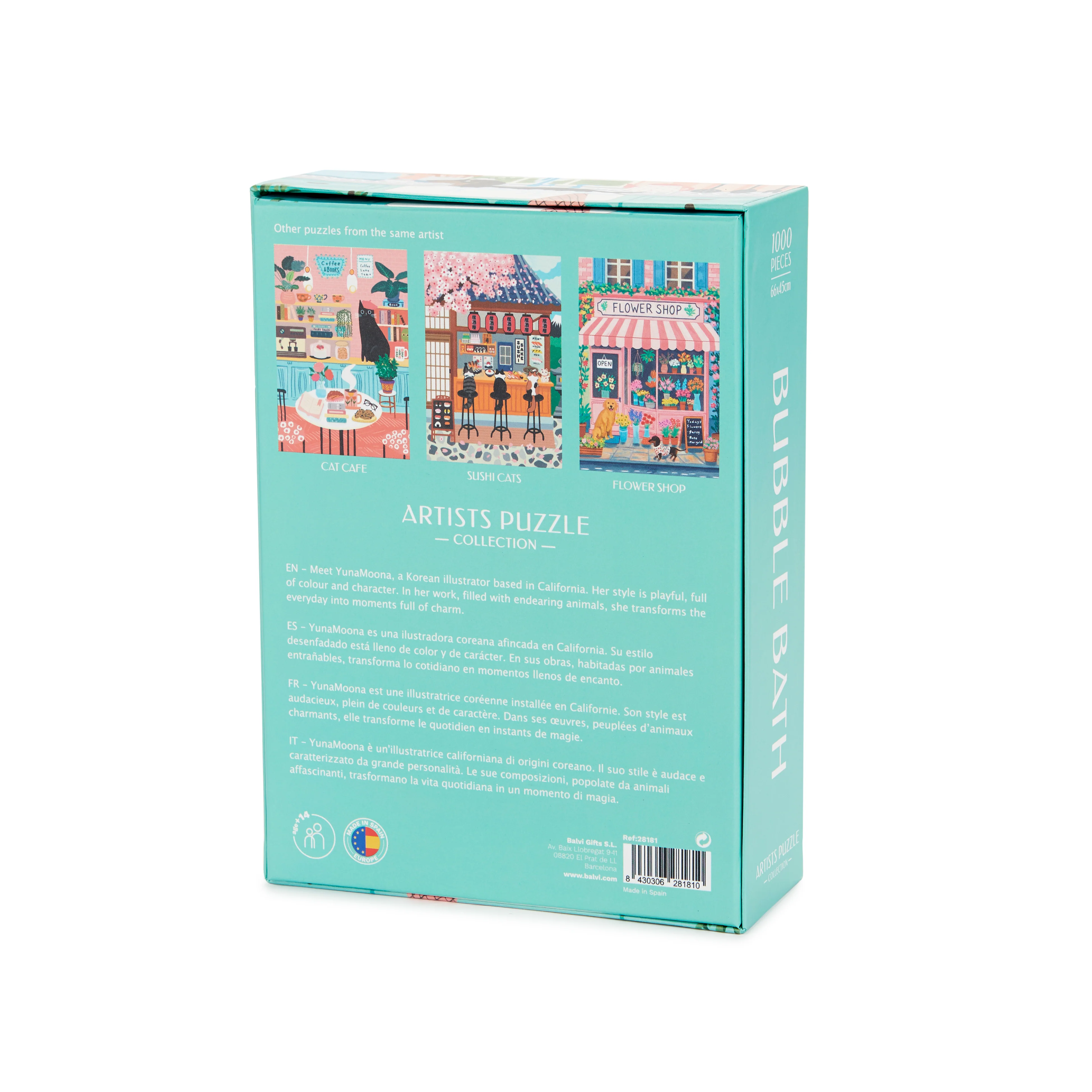 Art Jigsaw Puzzle | Dog Bubble Bath | 1000 Pieces - Image 4