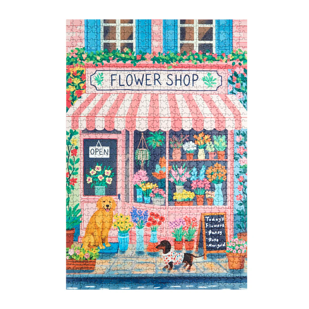 Art Jigsaw Puzzle | Flower Shop | 1000 Pieces - Image 3