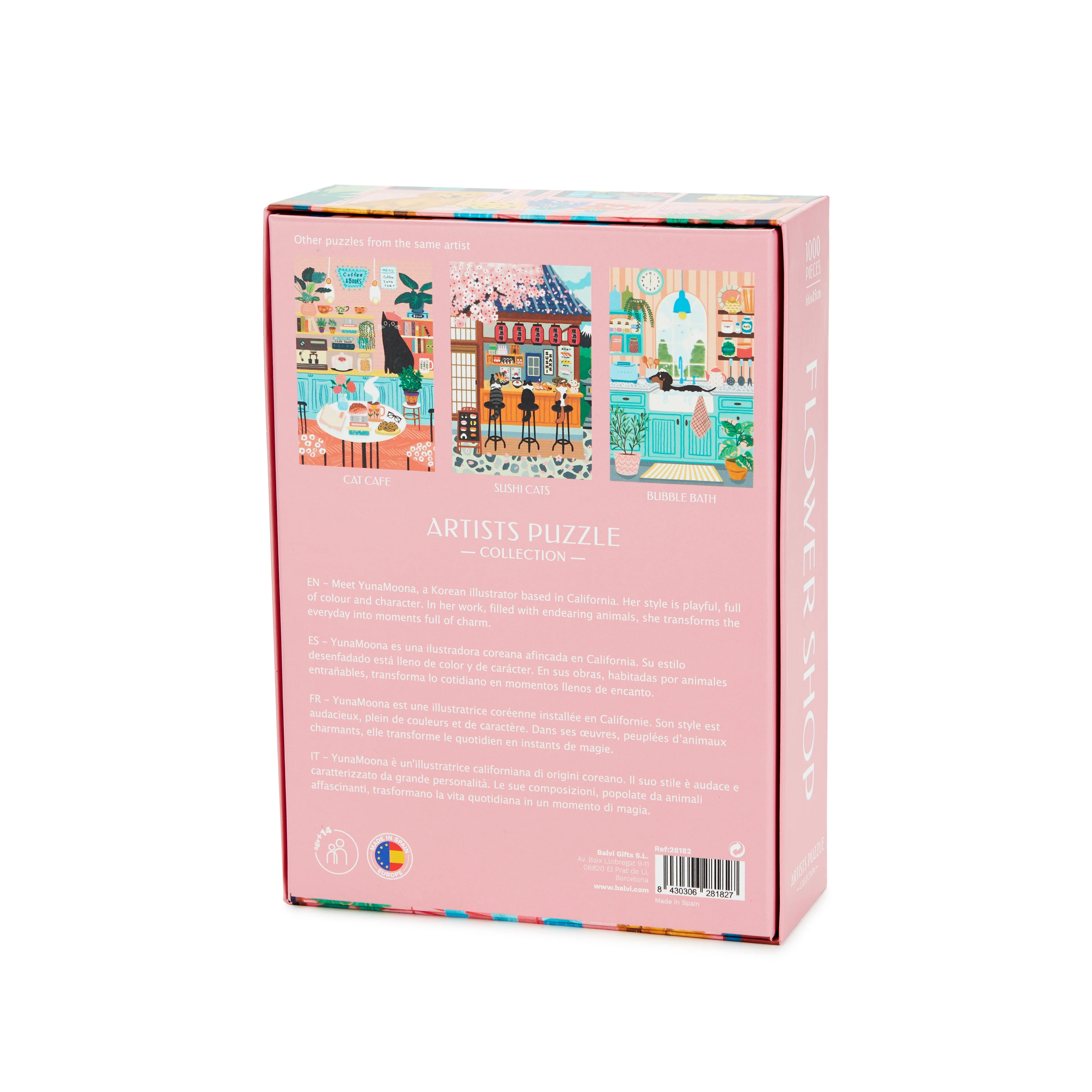 Art Jigsaw Puzzle | Flower Shop | 1000 Pieces - Image 4