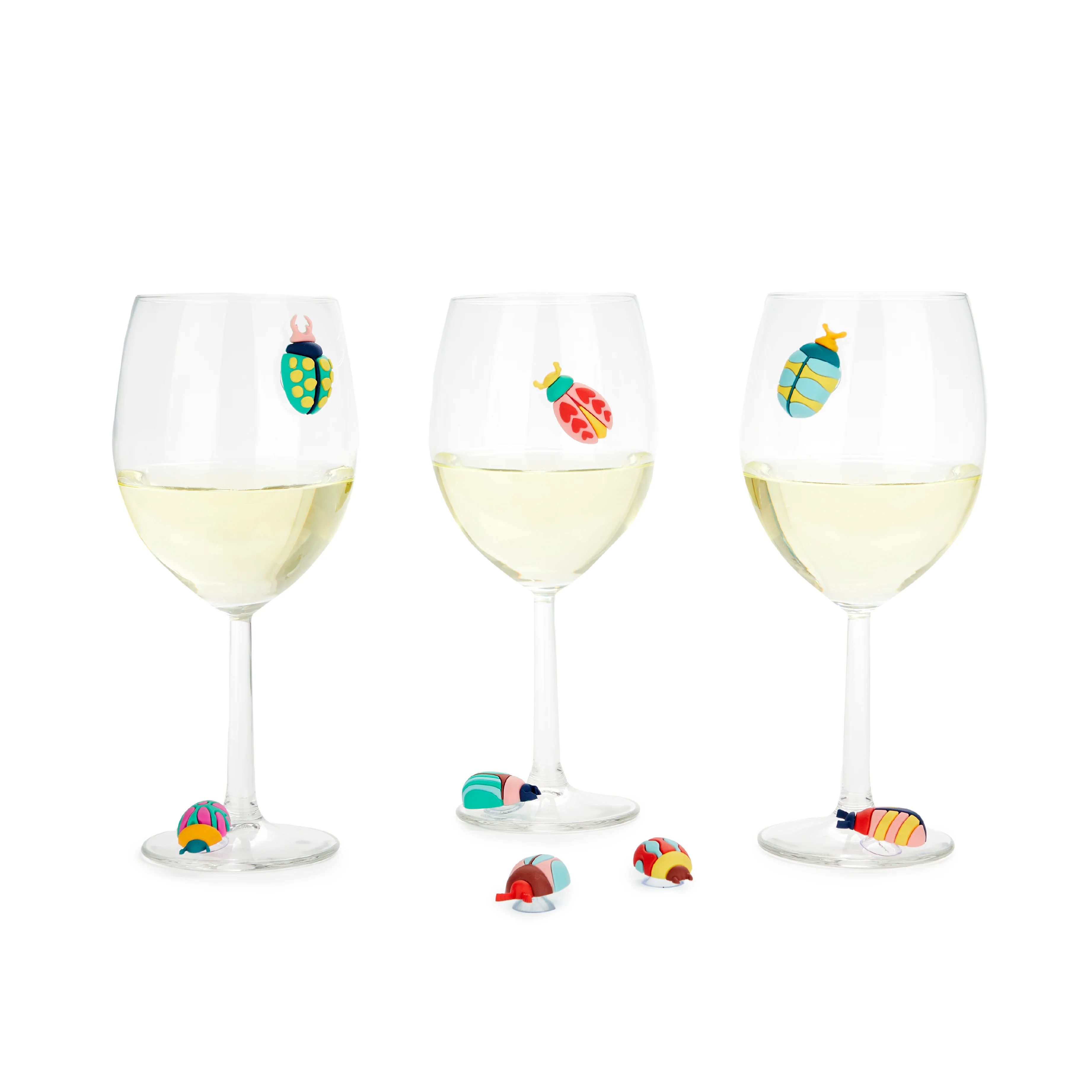 Beetle-Shaped Glass Markers | Set of 8 - Image 3