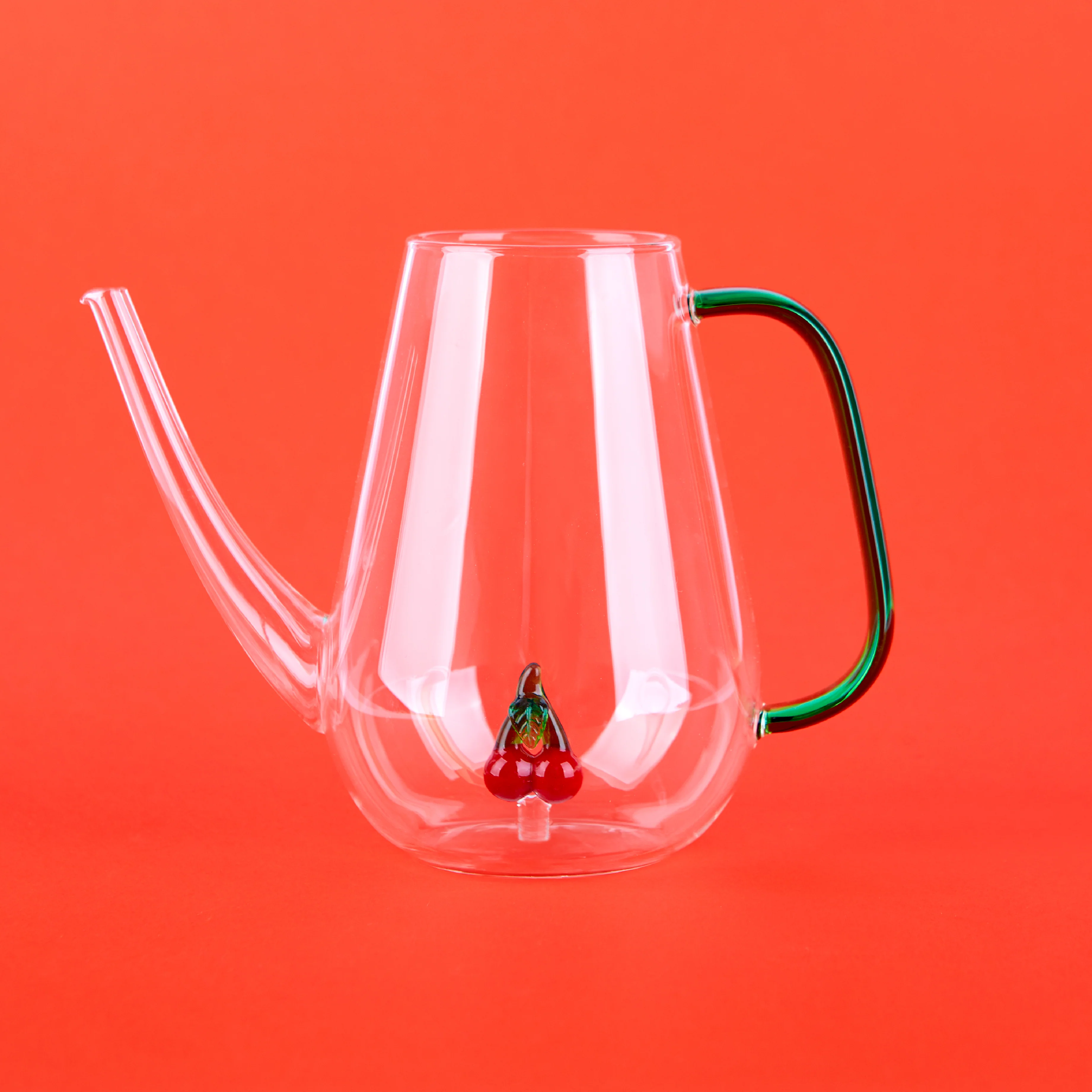 Botanical Cherry Glass Watering Can | 1L - Image 3