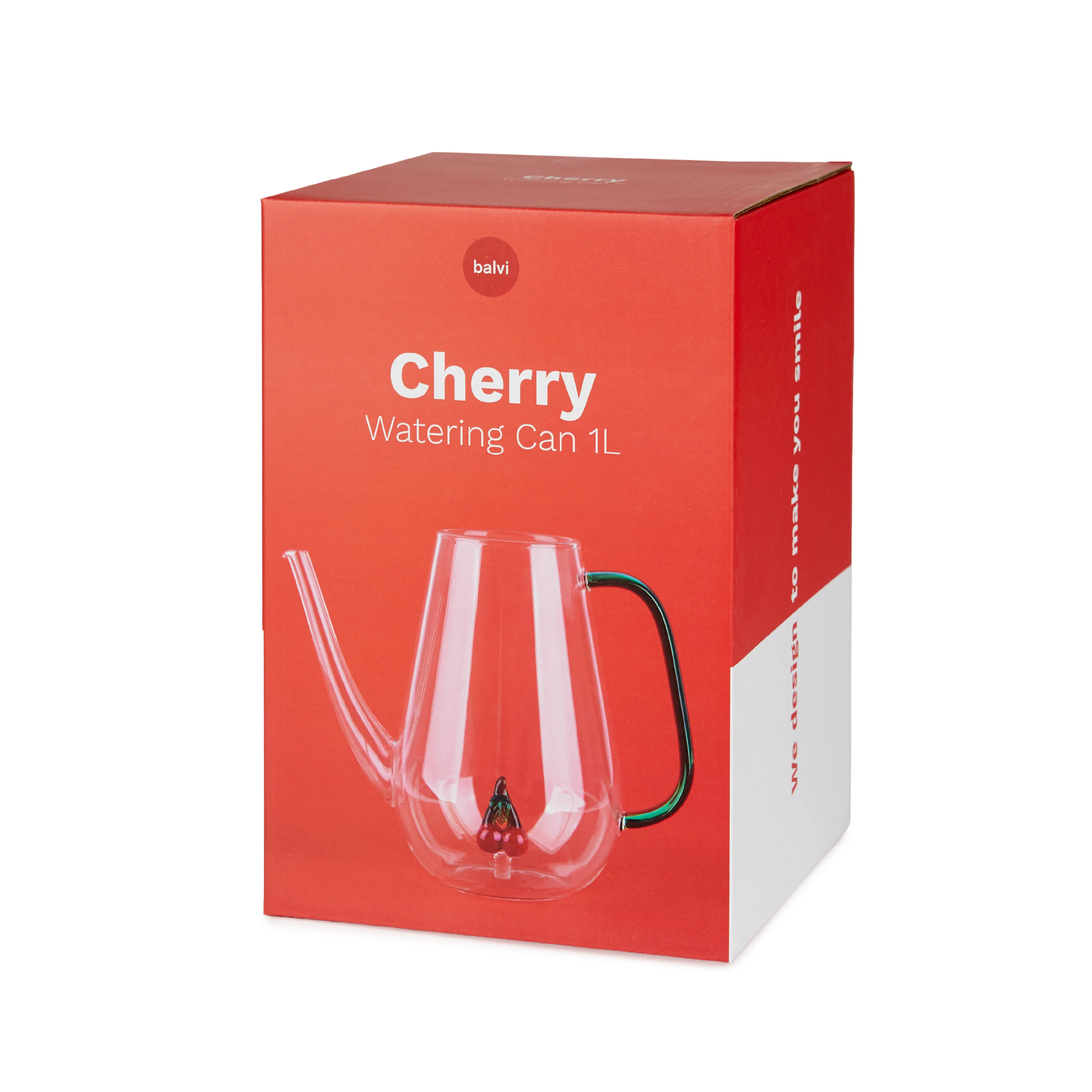 Botanical Cherry Glass Watering Can | 1L - Image 5