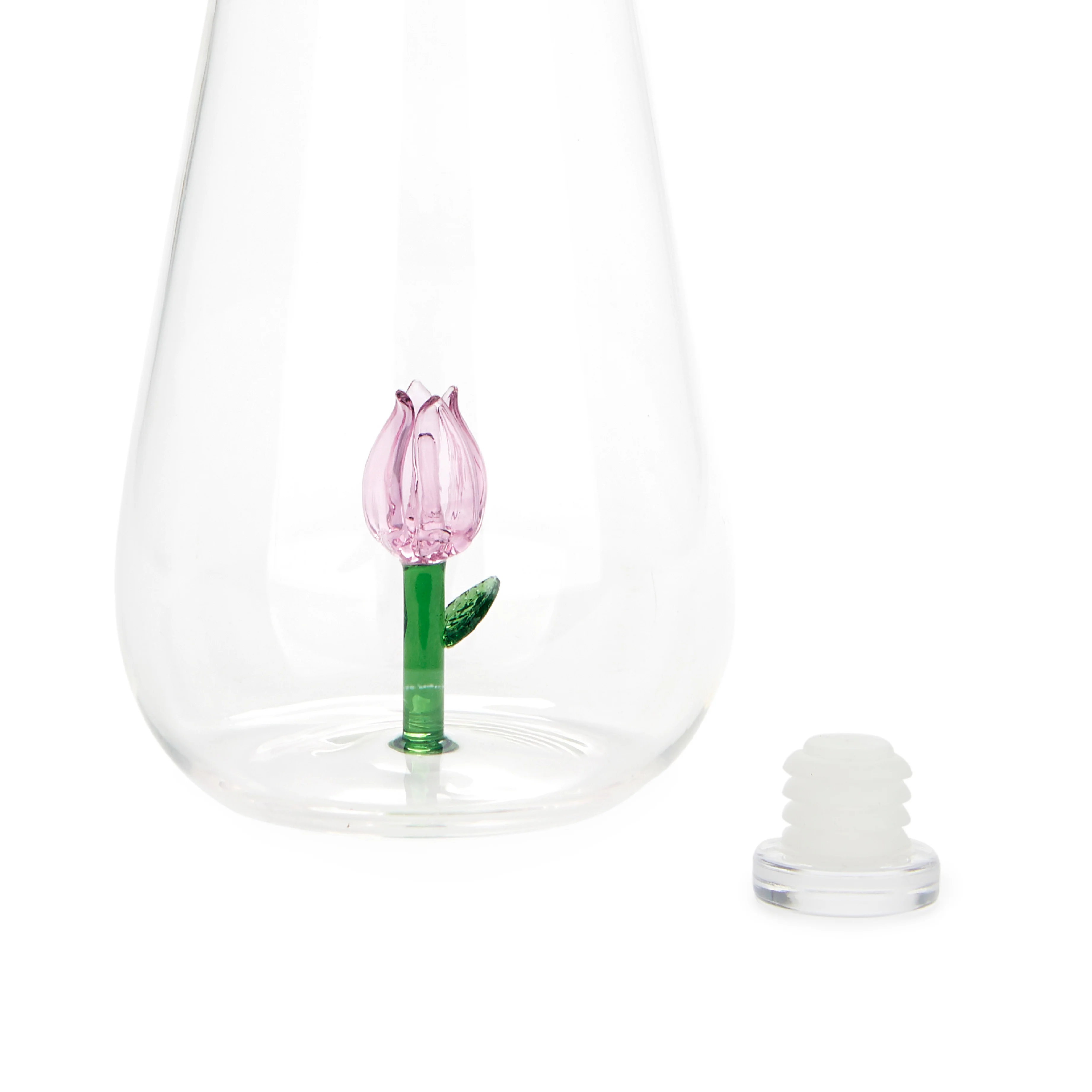 Botanical Tulip Glass Bottle | 1L - Image 3