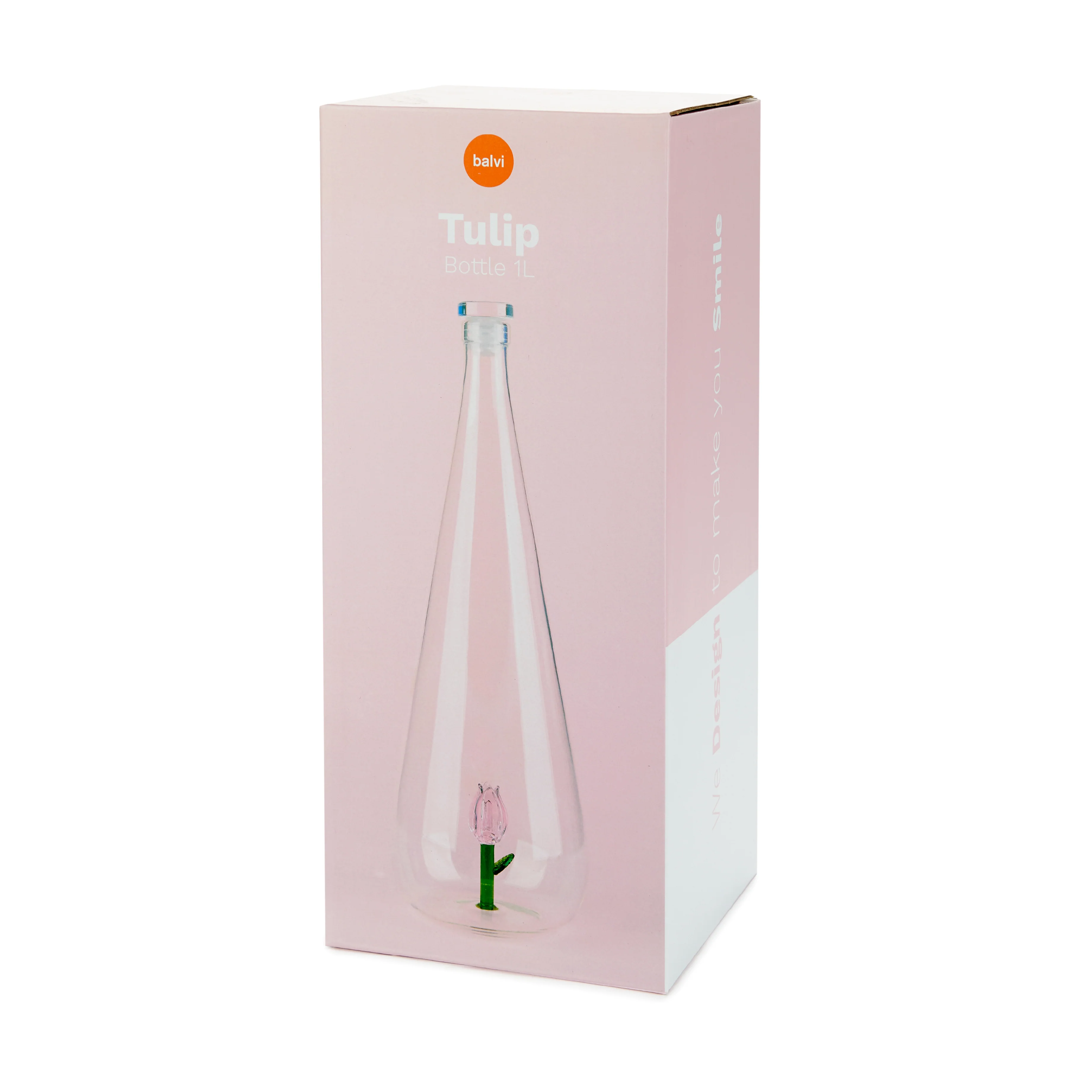 Botanical Tulip Glass Bottle | 1L - Image 5