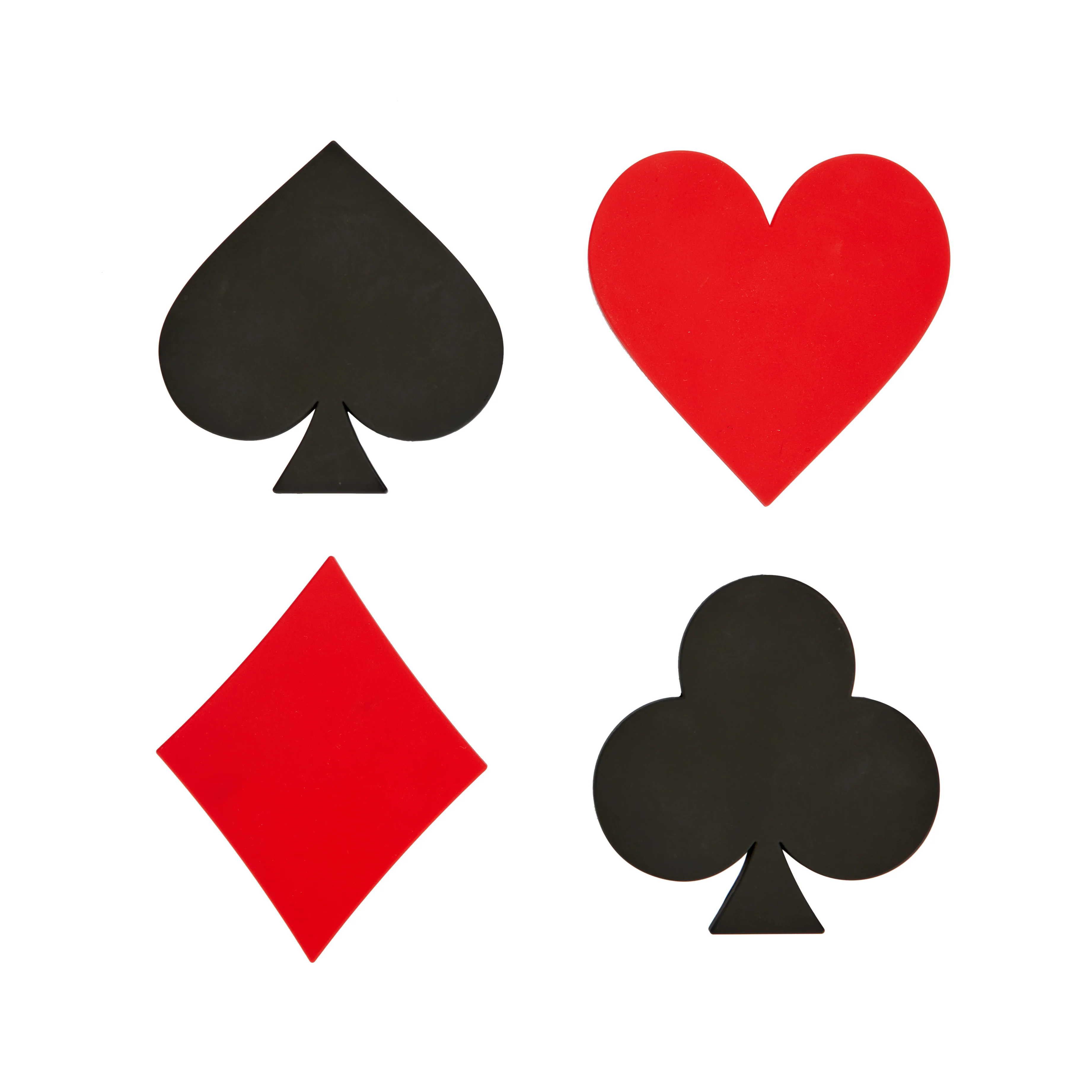 Card Suit Coasters | Set of 4