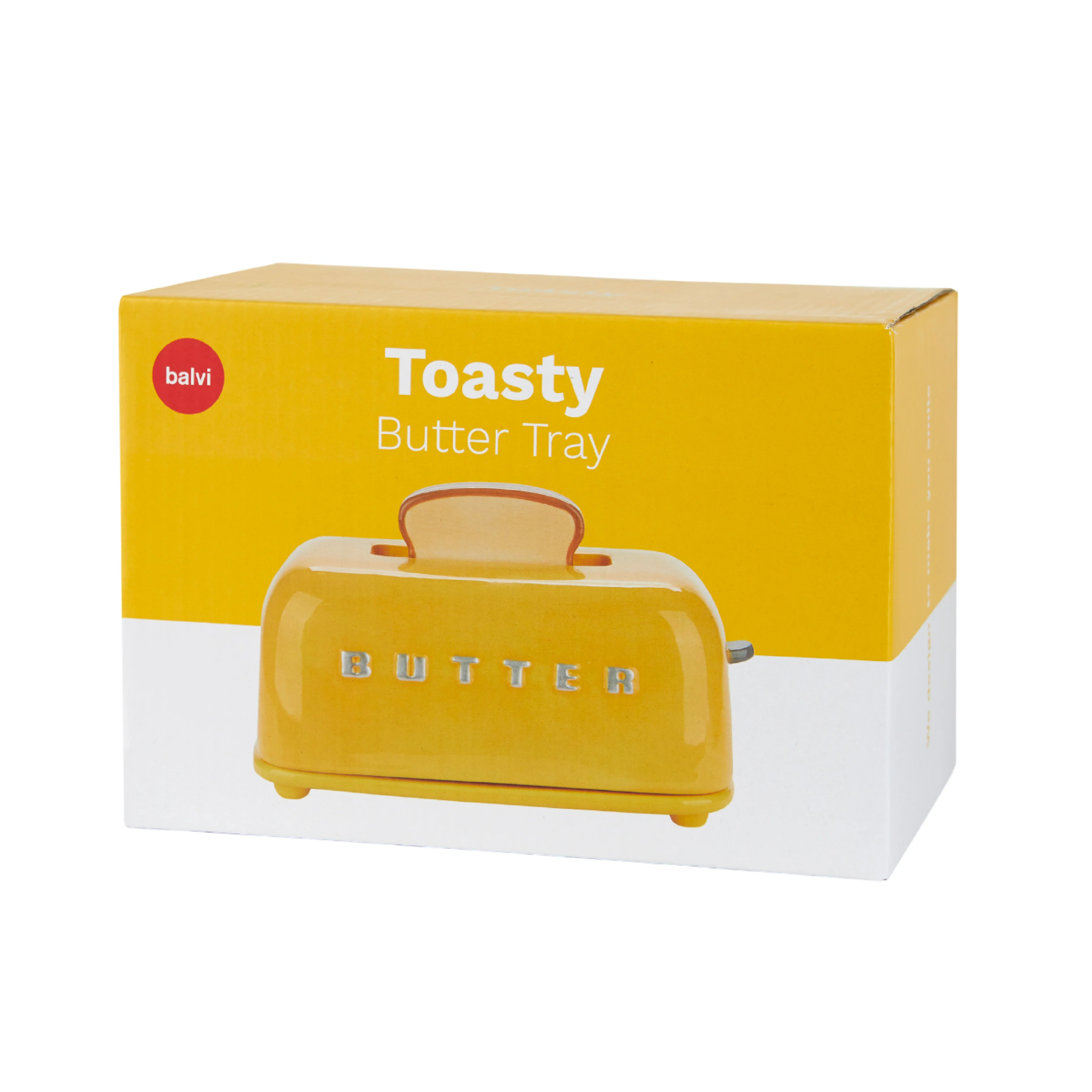 Ceramic Toaster Butter Dish | Mustard - Image 5