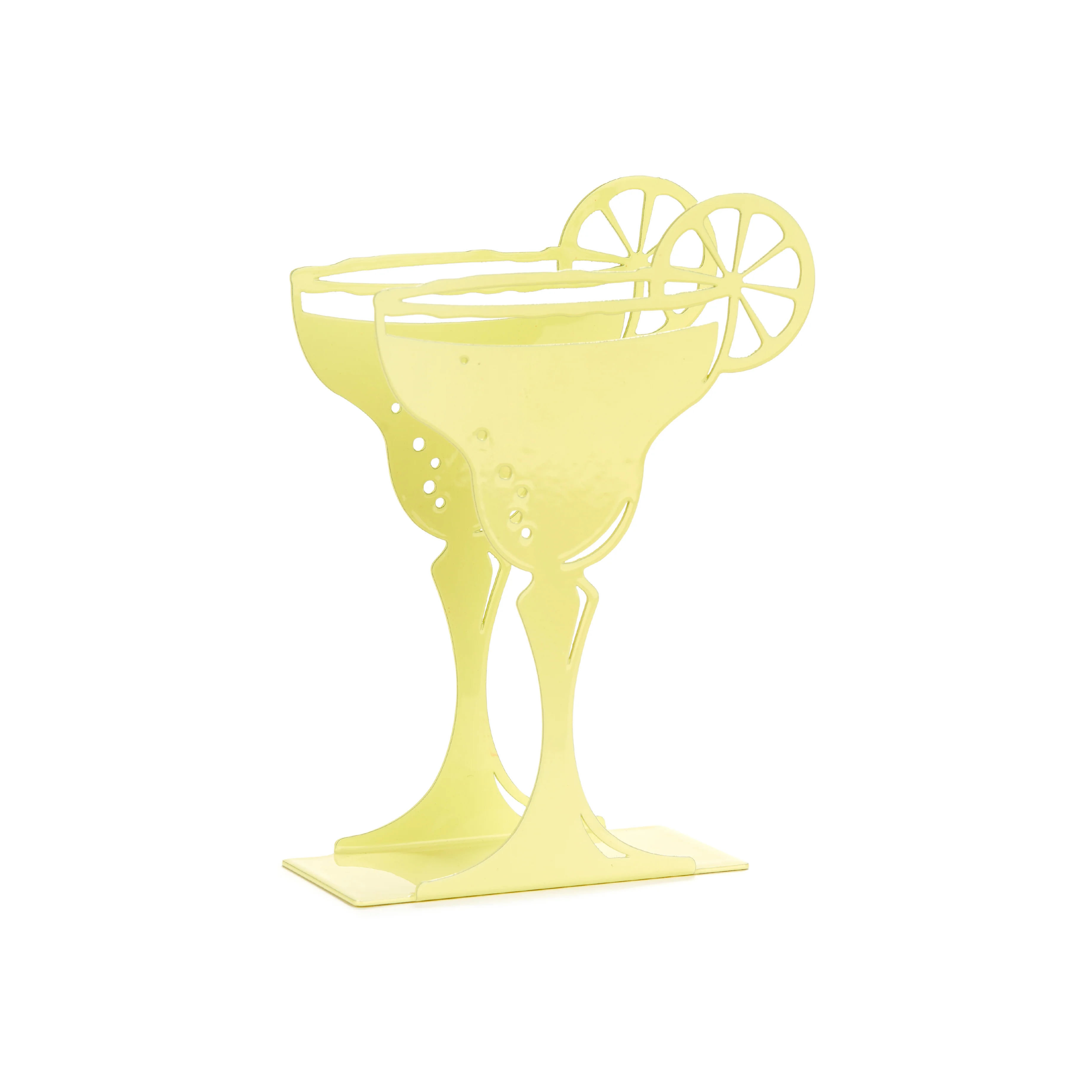 Cocktail Glass-Shaped Napkin Holder