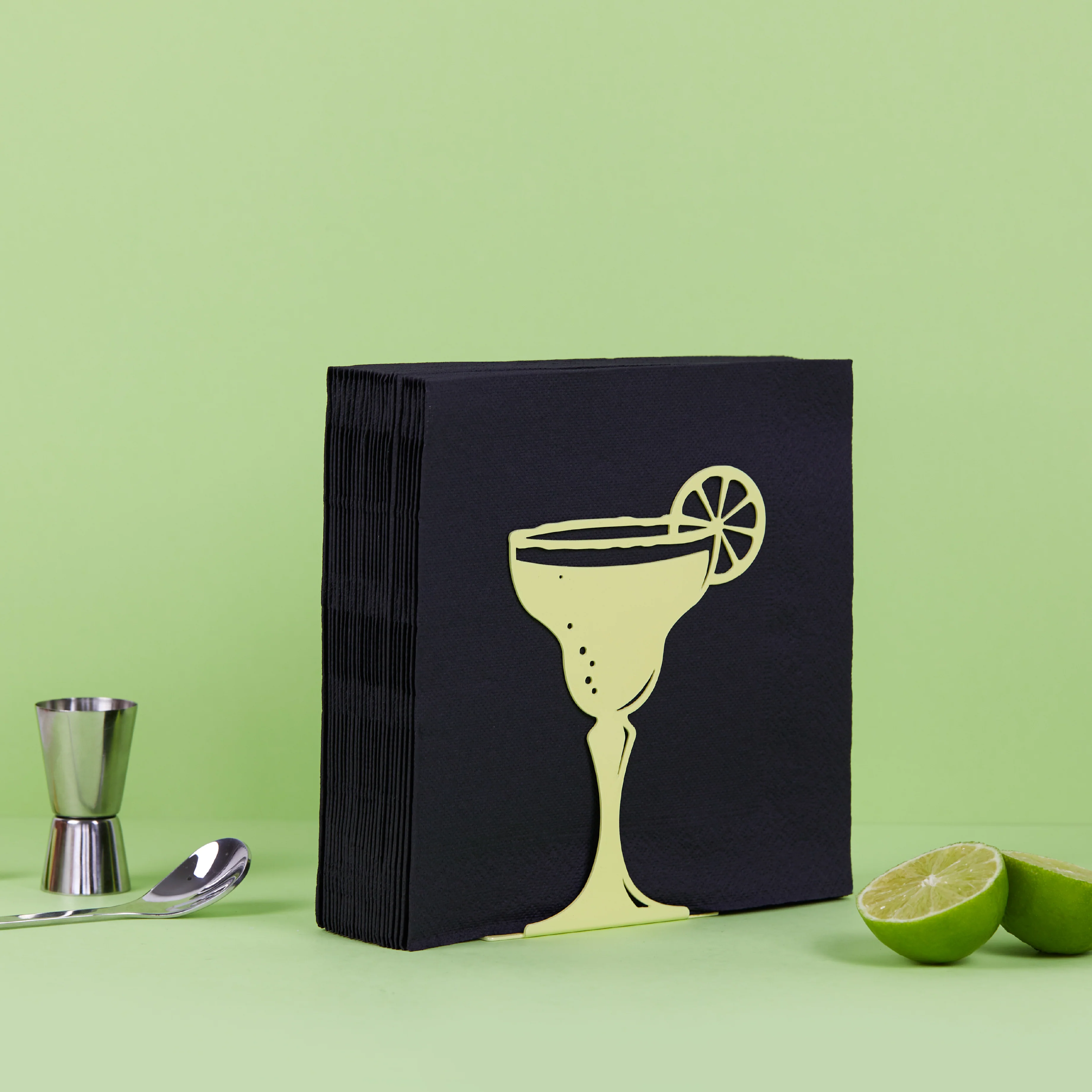 Cocktail Glass-Shaped Napkin Holder - Image 2