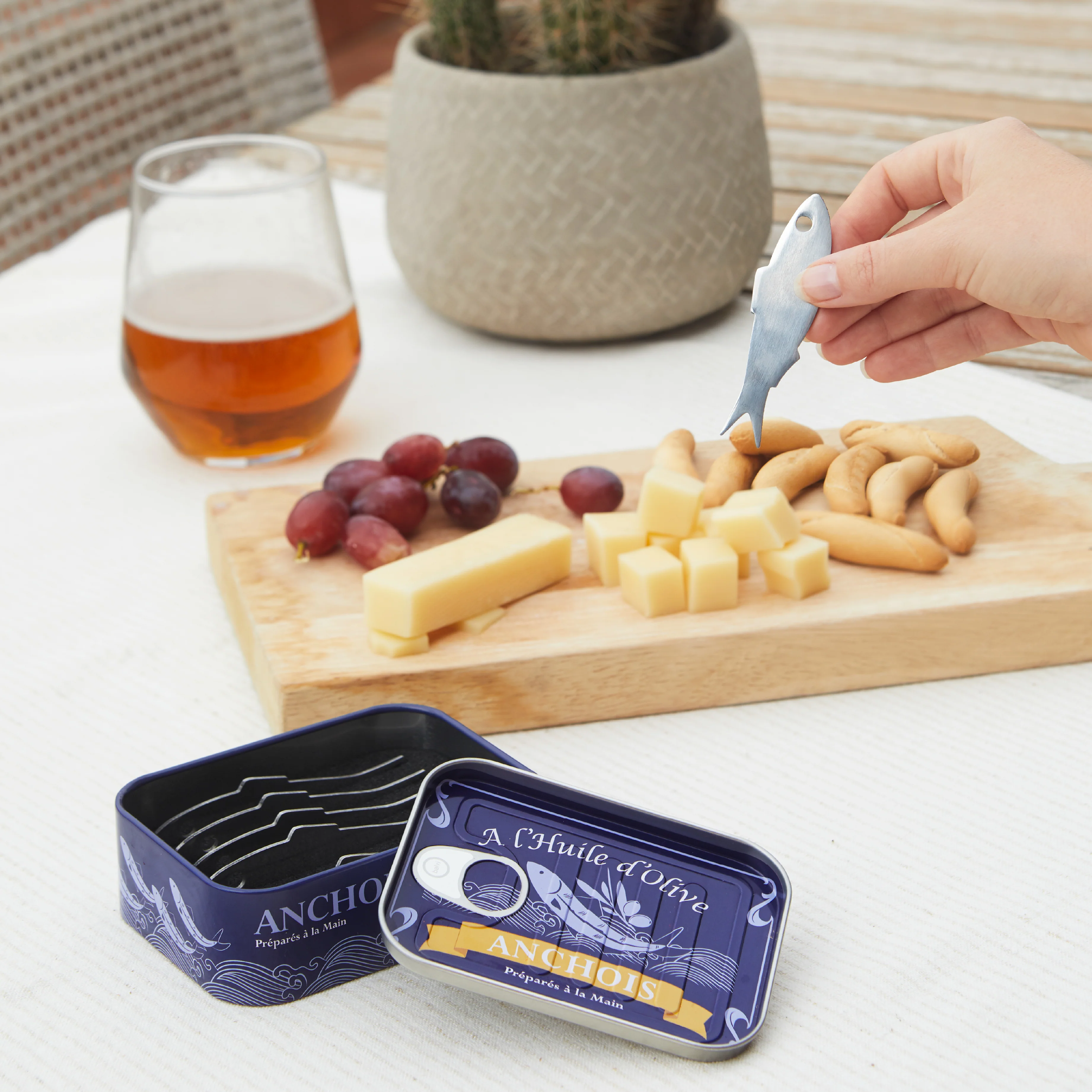 Conserverie Anchovy Snack Forks | Set of 4 - Image 2