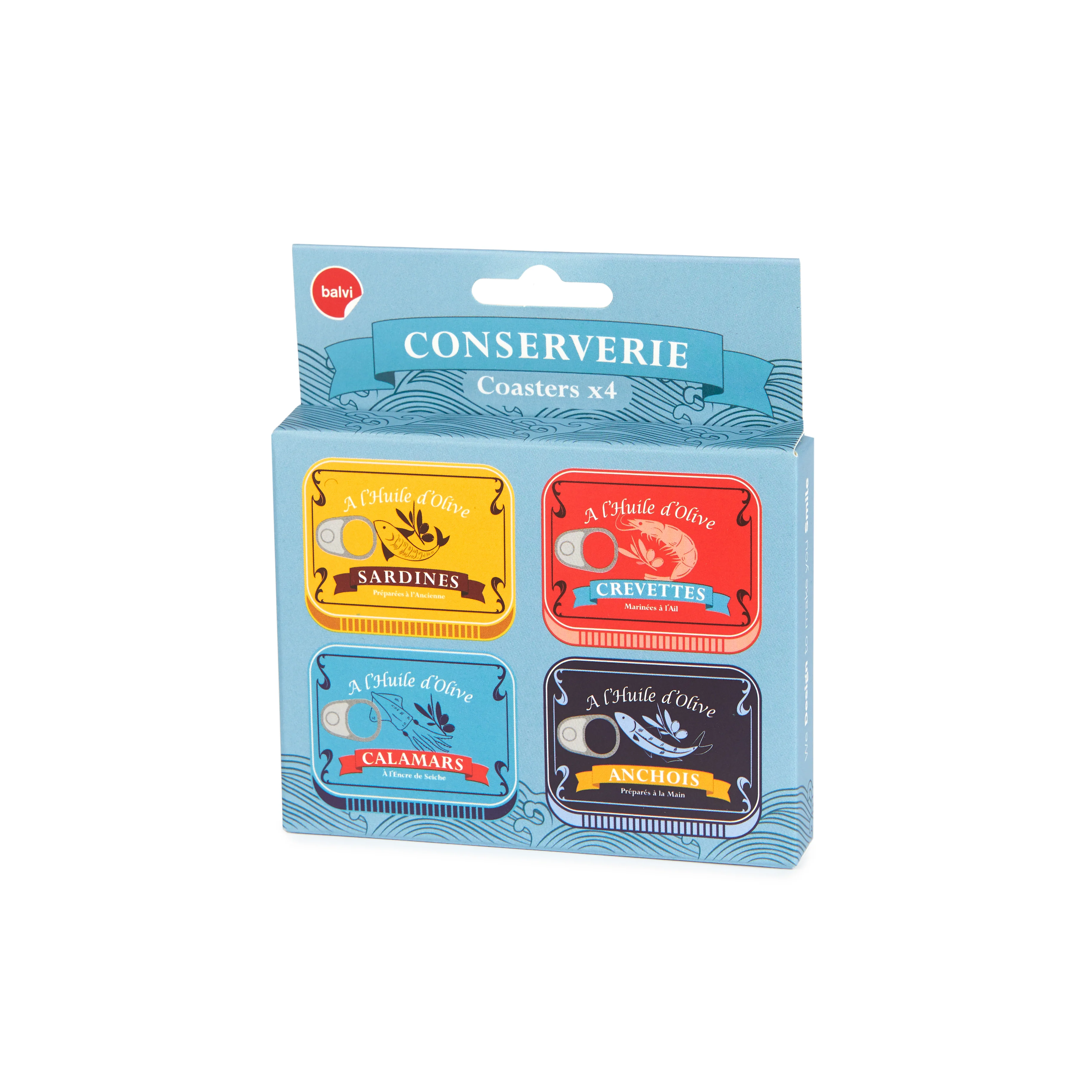 Conserverie Costal Coasters | Set of 4 - Image 5