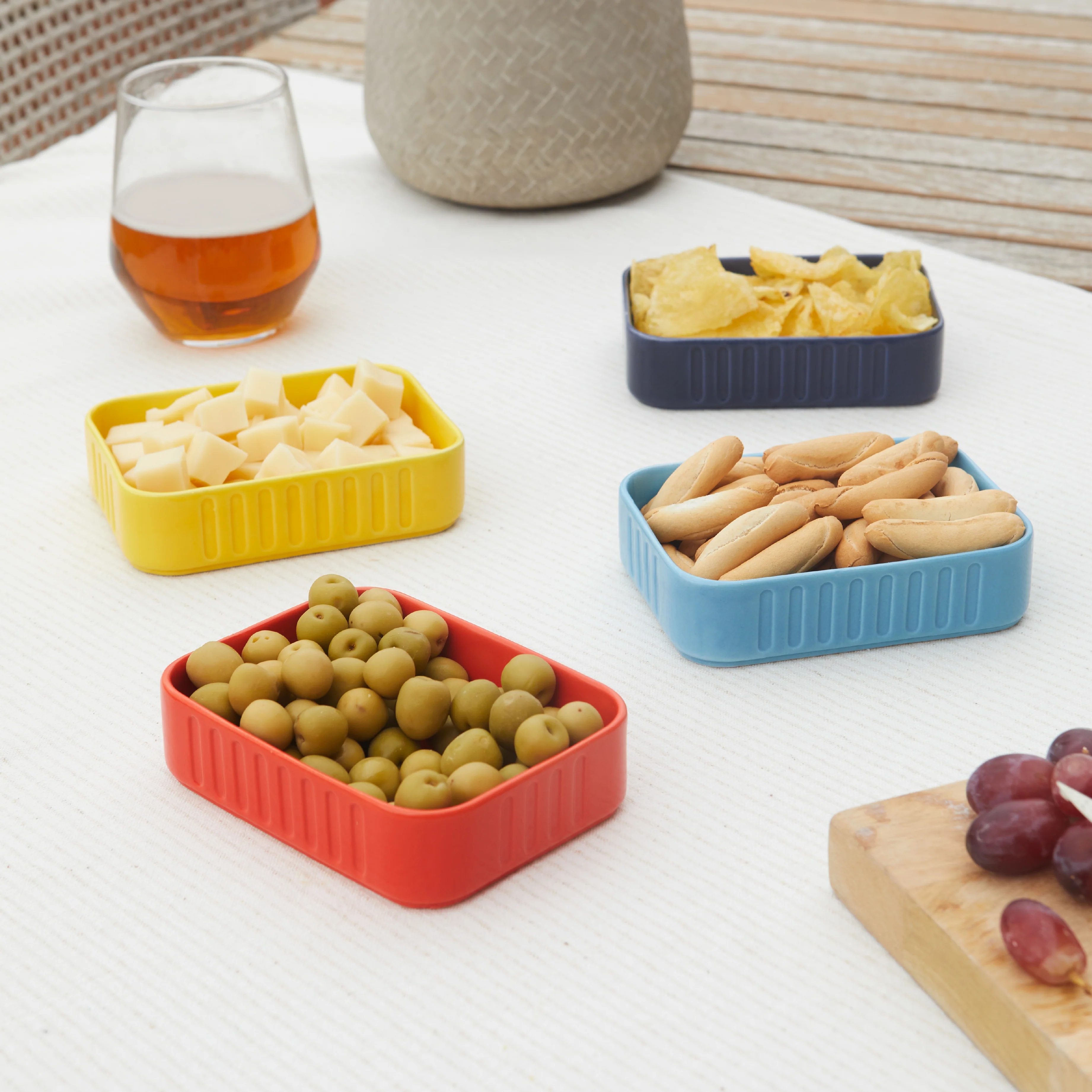 Conserverie Costal Snack Trays | Set of 4 - Image 4