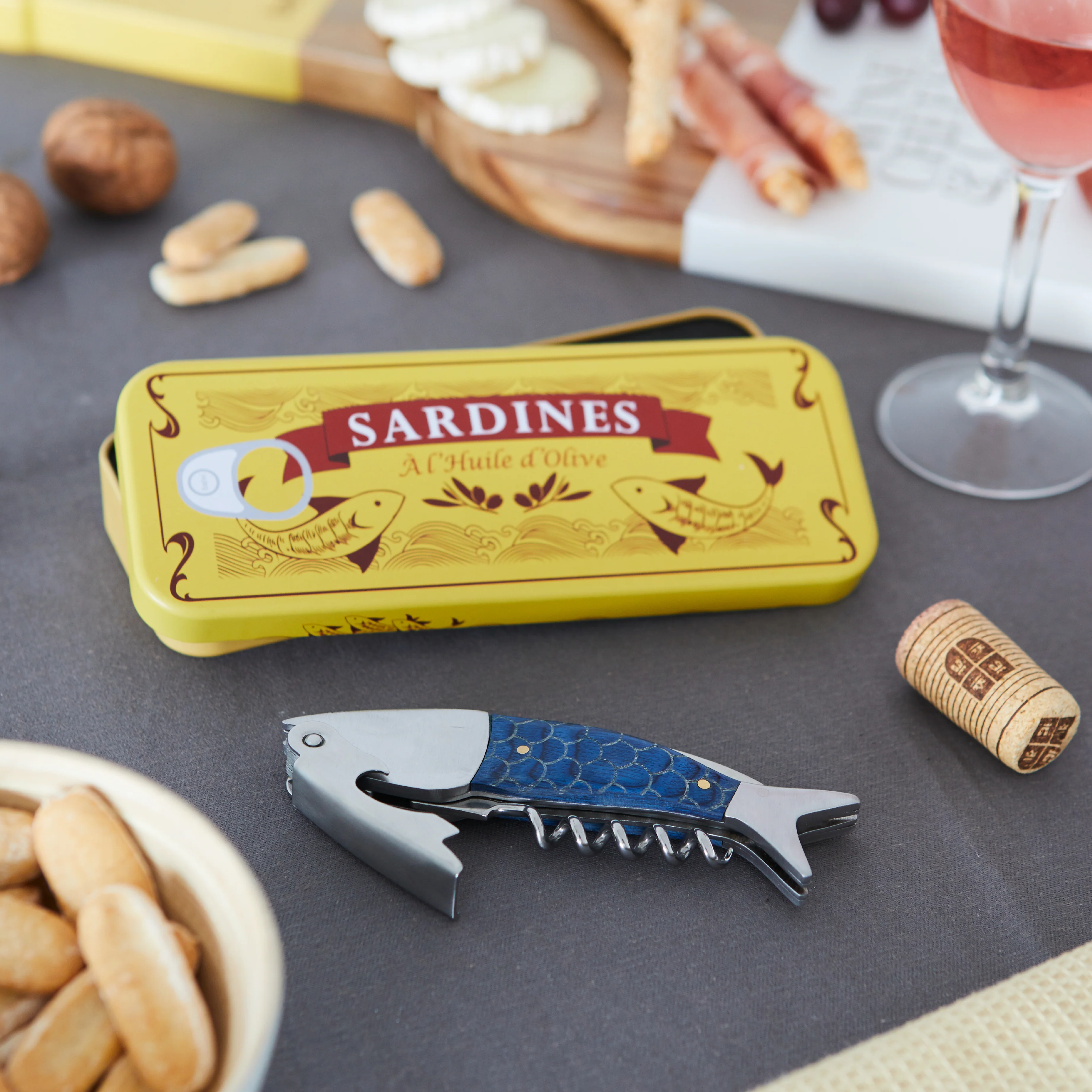 Conserverie Sardines Corkscrew Tin - Image 2