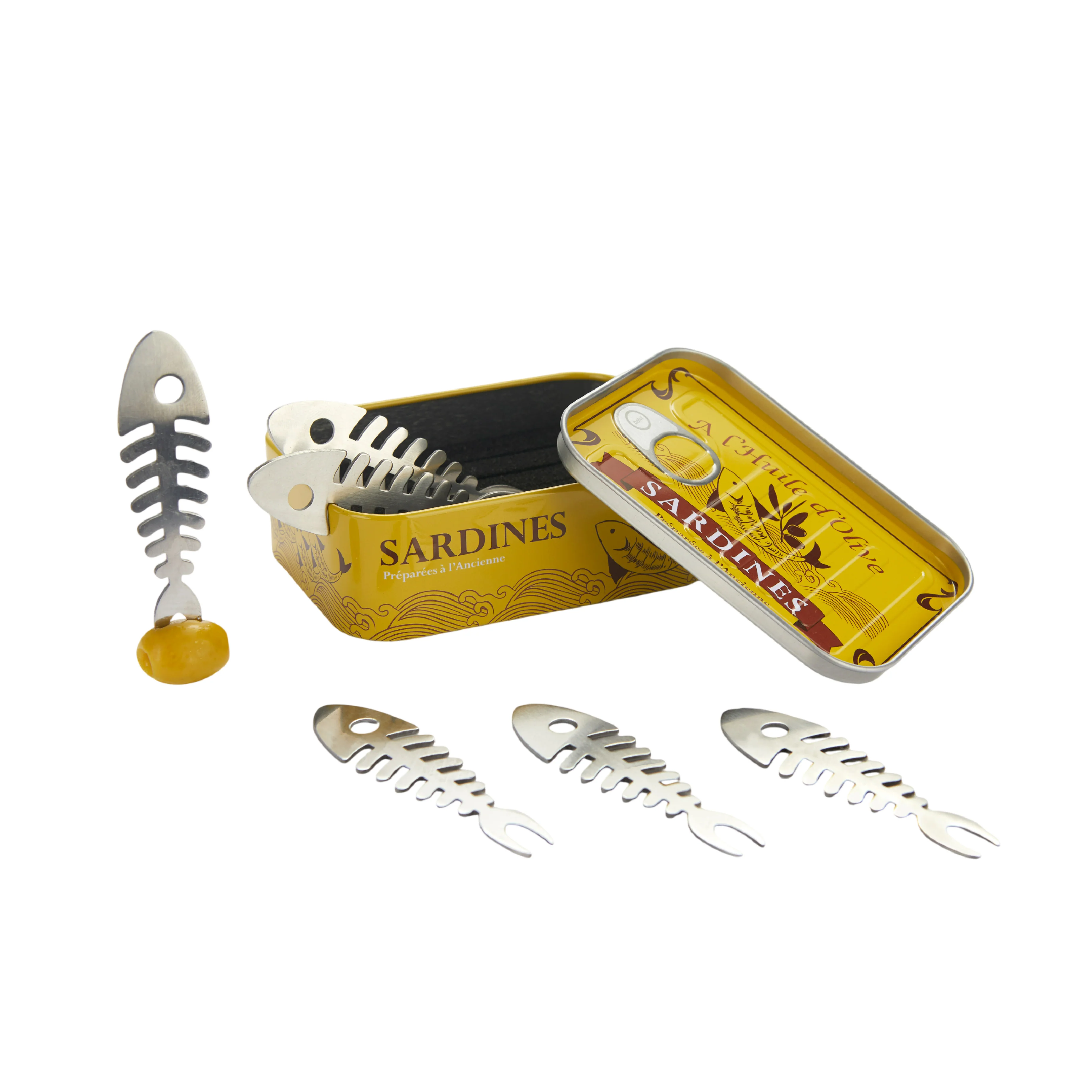 Conserverie Sardines Snack Forks | Set of 6 - Image 3